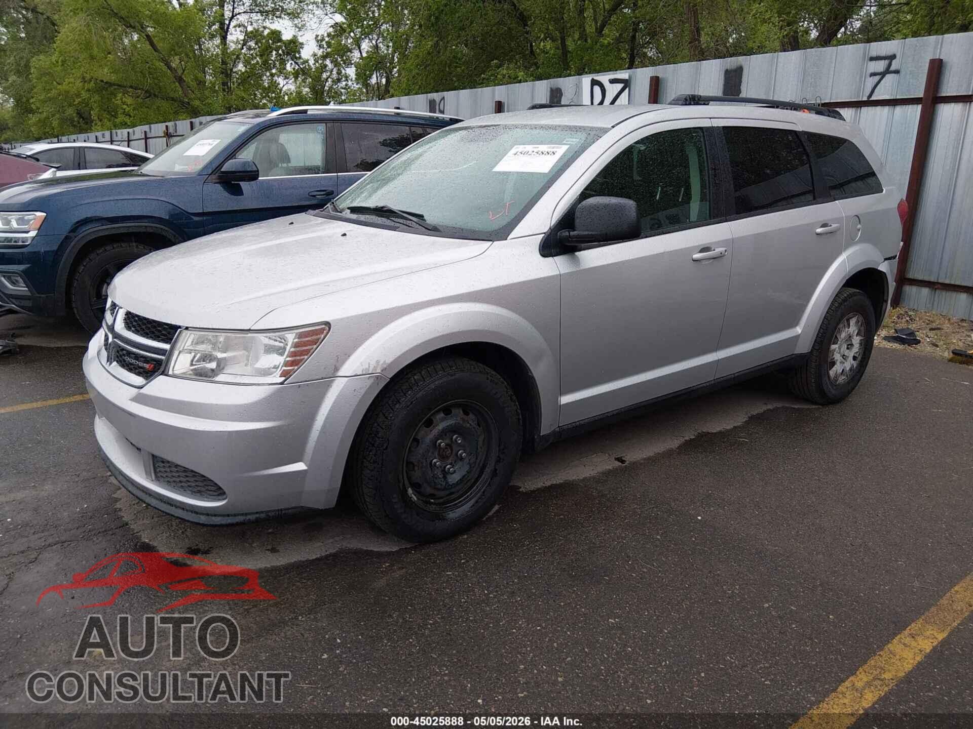 DODGE JOURNEY 2012 - 3C4PDCAB6CT344685