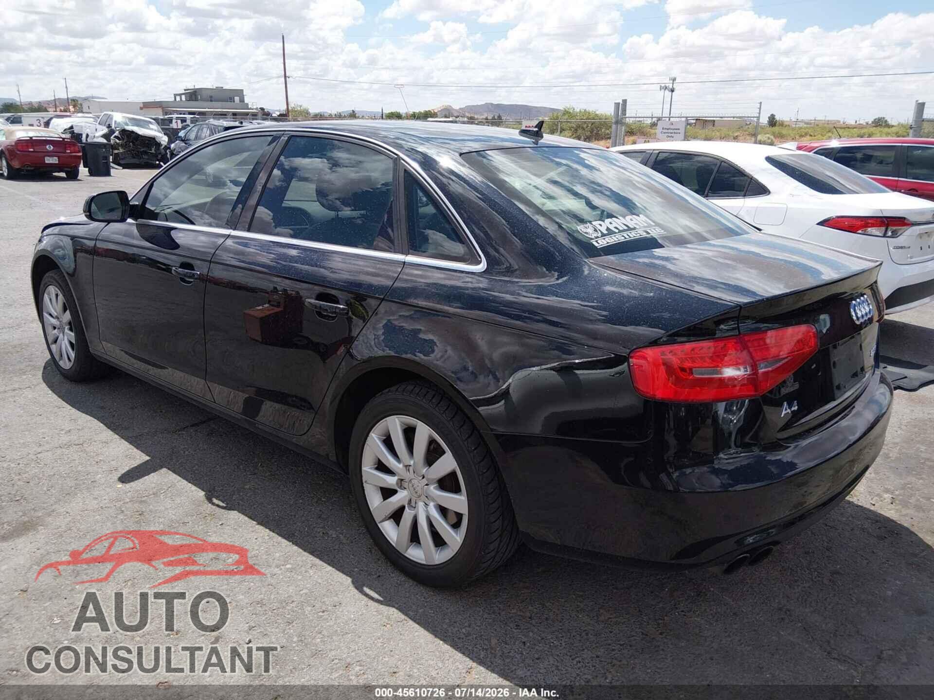 AUDI A4 2013 - WAUAFAFL3DA171333