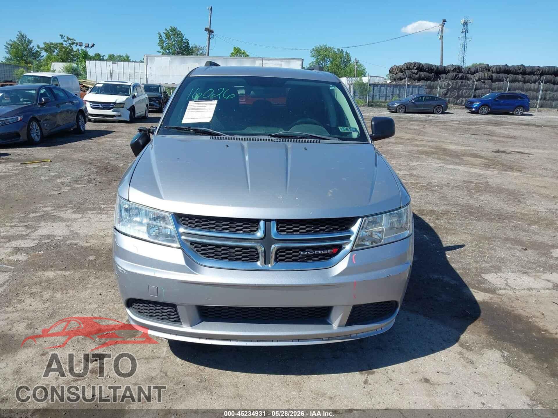 DODGE JOURNEY 2017 - 3C4PDCAB8HT545608