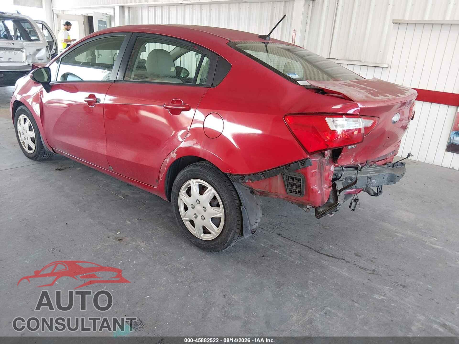 KIA RIO 2013 - KNADN4A33D6195708