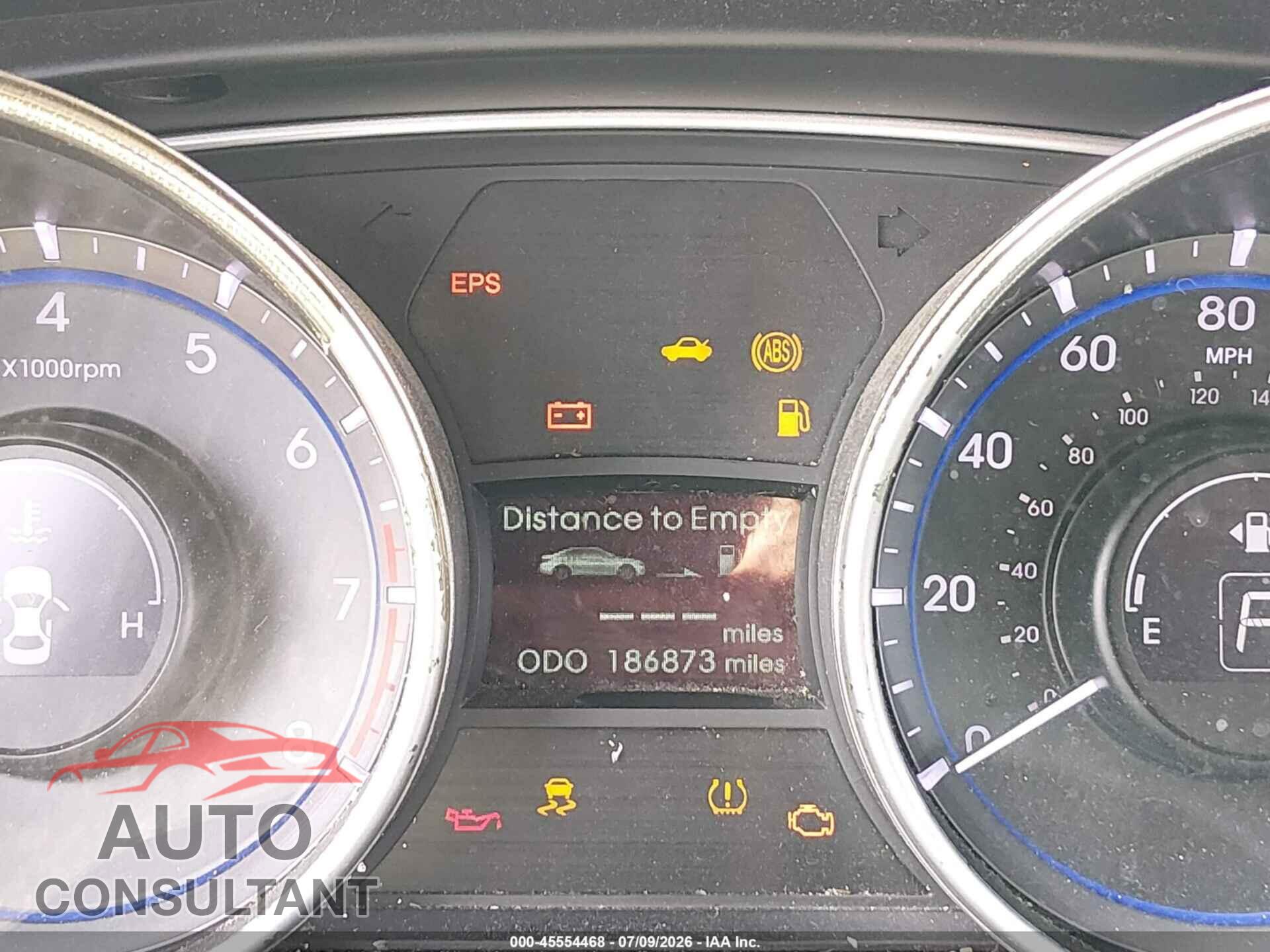 HYUNDAI SONATA 2012 - 5NPEB4AC4CH341540