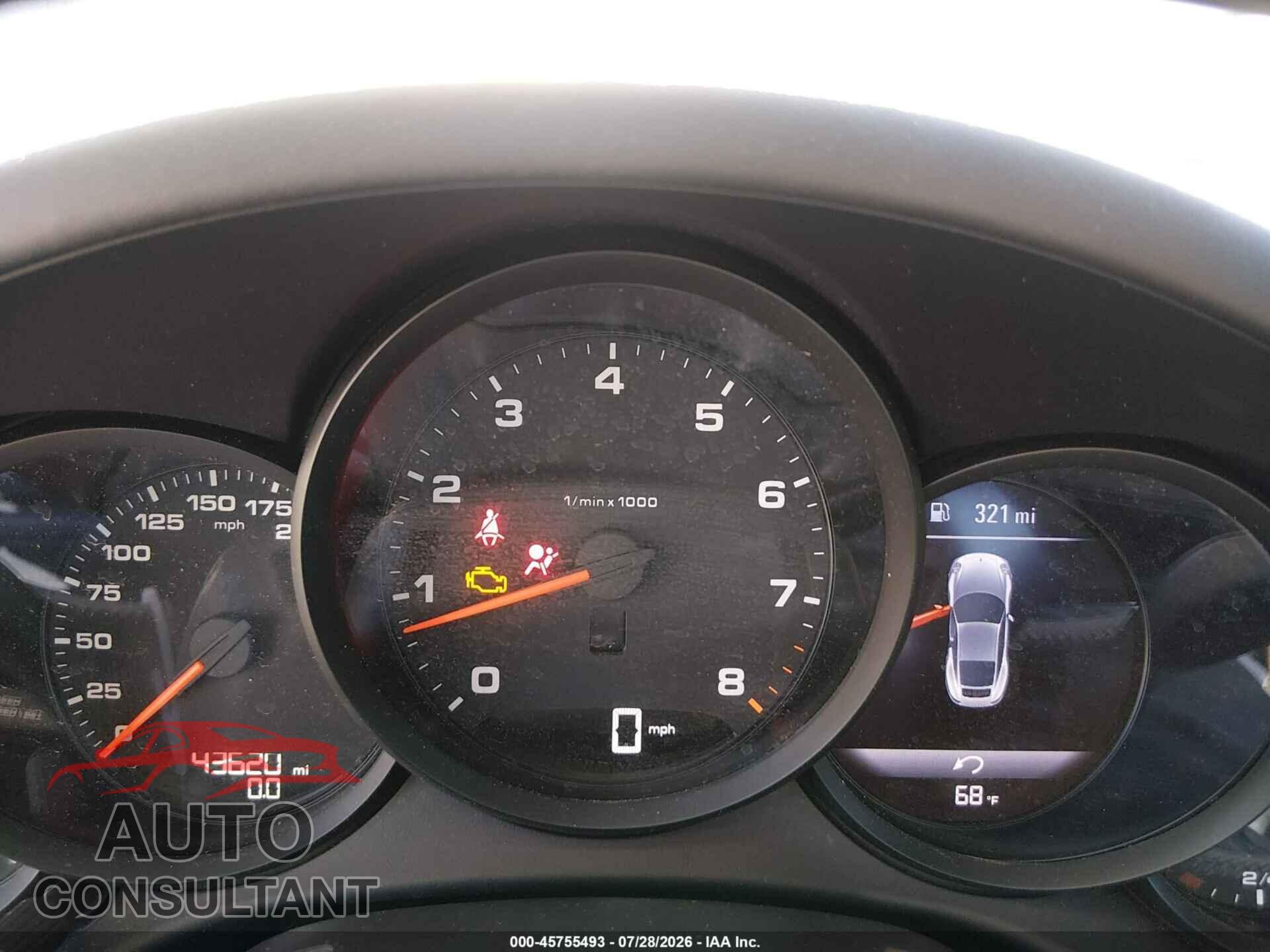 PORSCHE 911 2017 - WP0AA2A92HS107089