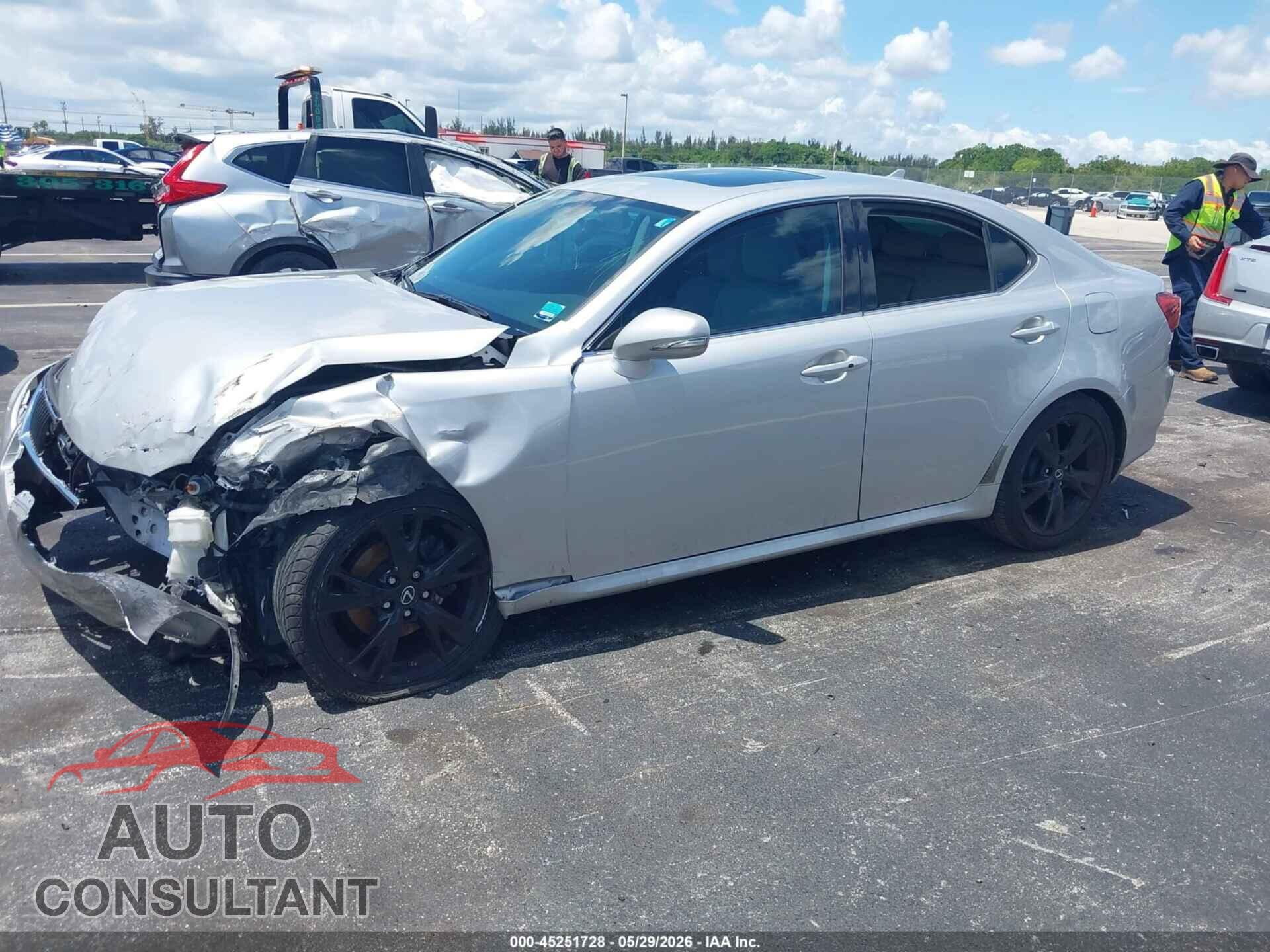 LEXUS IS 250 2012 - JTHBF5C21C5162498