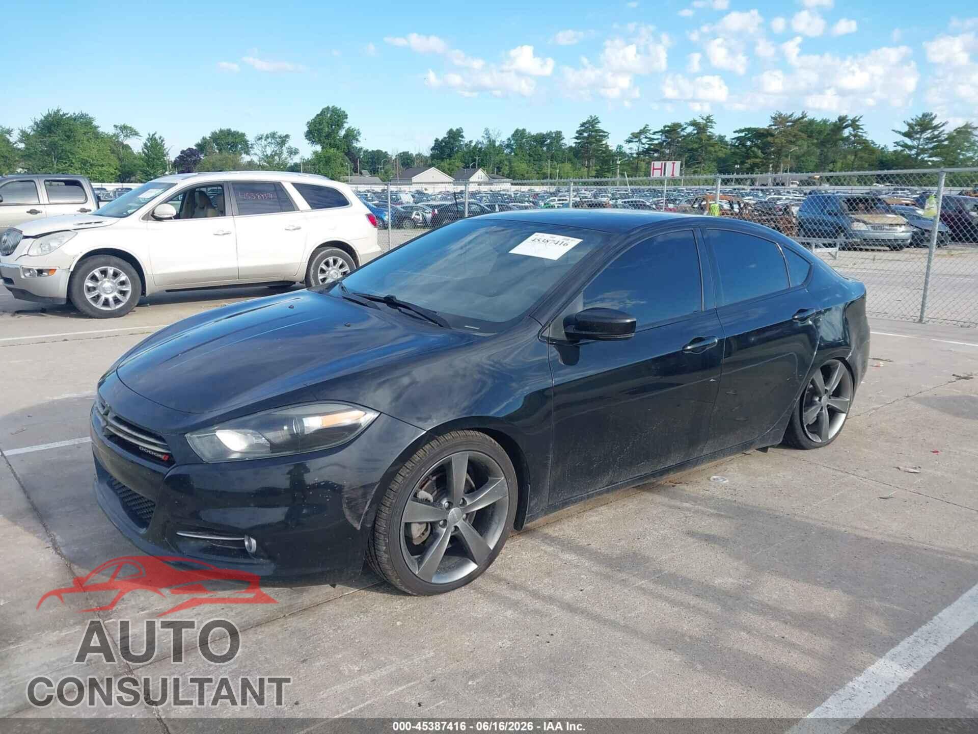 DODGE DART 2015 - 1C3CDFEB6FD193985