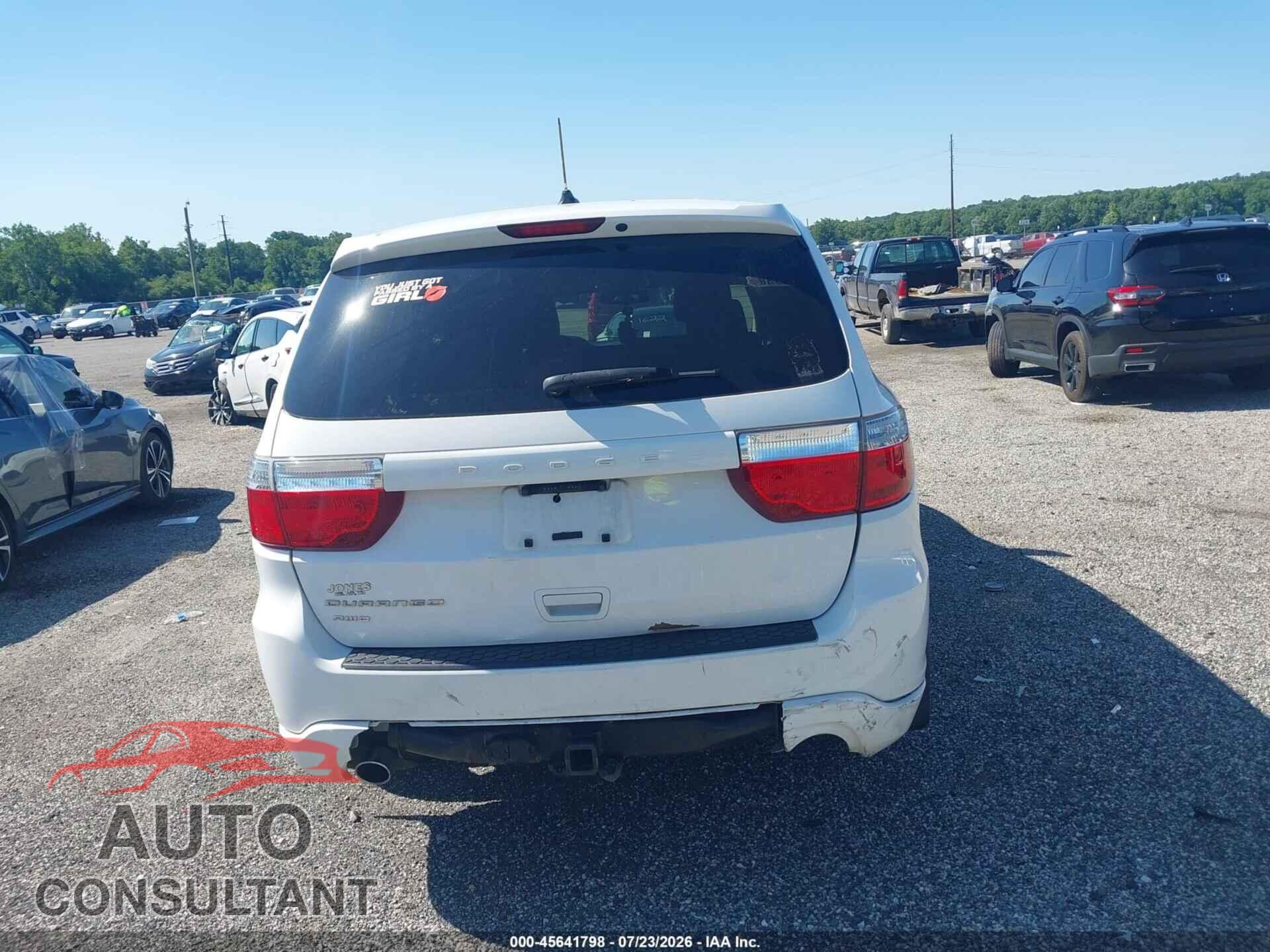 DODGE DURANGO 2013 - 1C4RDJAG7DC681601