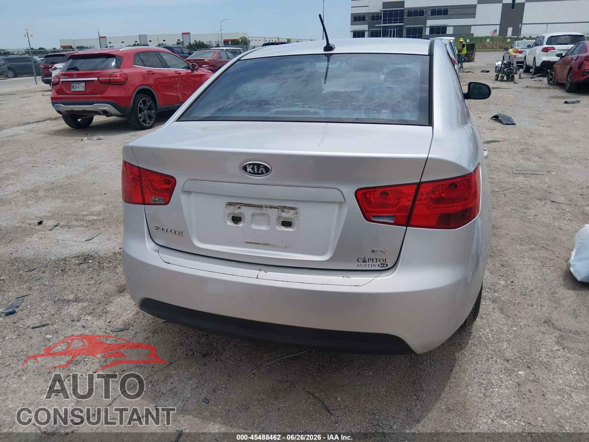 KIA FORTE 2012 - KNAFU4A26C5596287