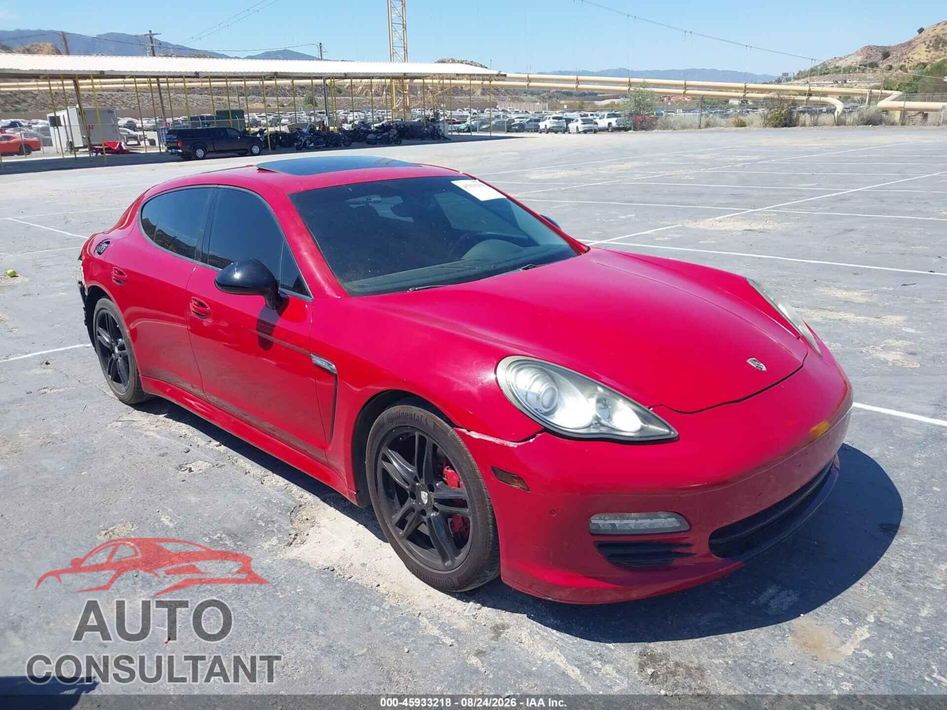 PORSCHE PANAMERA 2011 - WP0AA2A7XBL012375