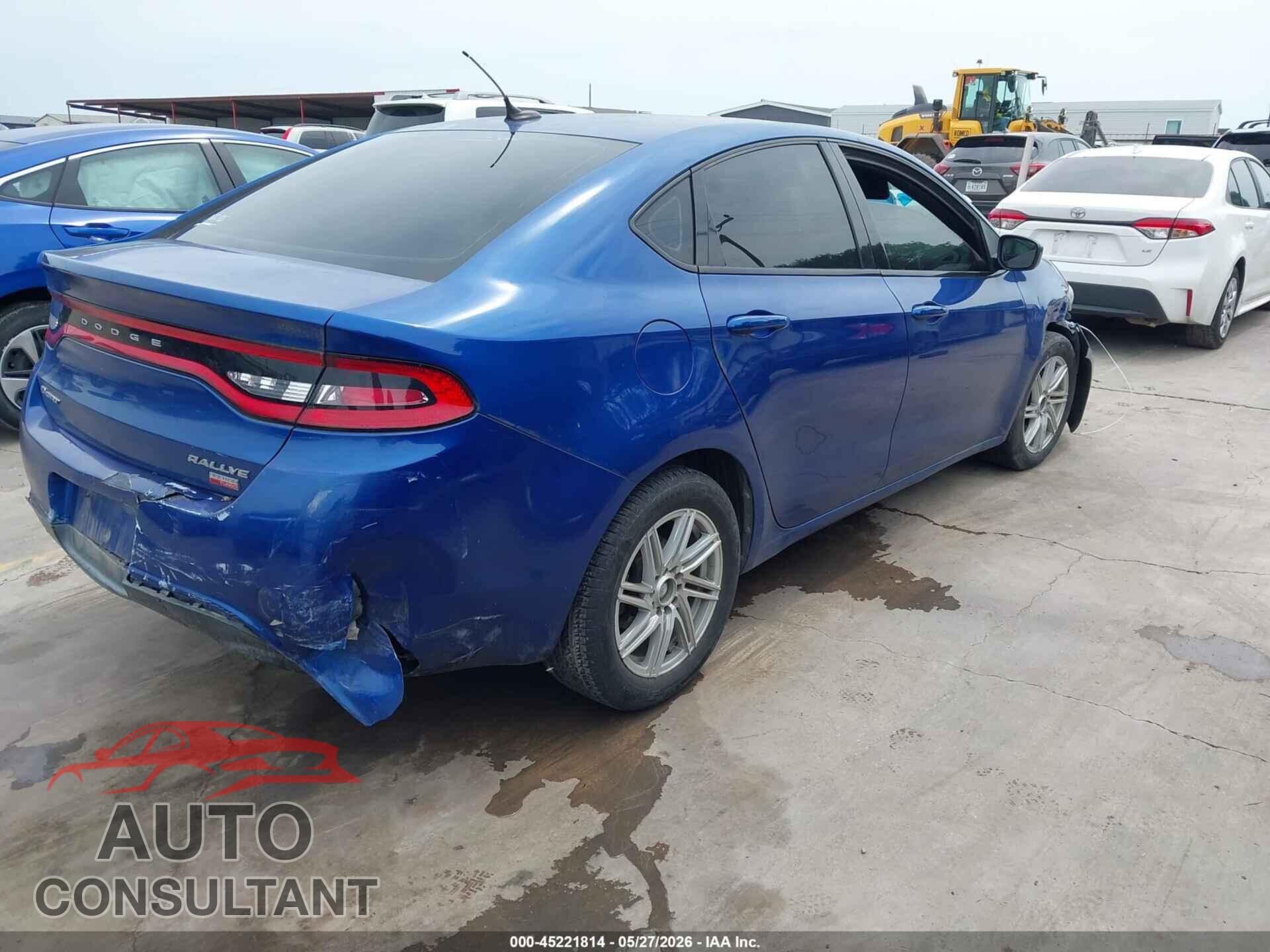 DODGE DART 2013 - 1C3CDFBH0DD106801