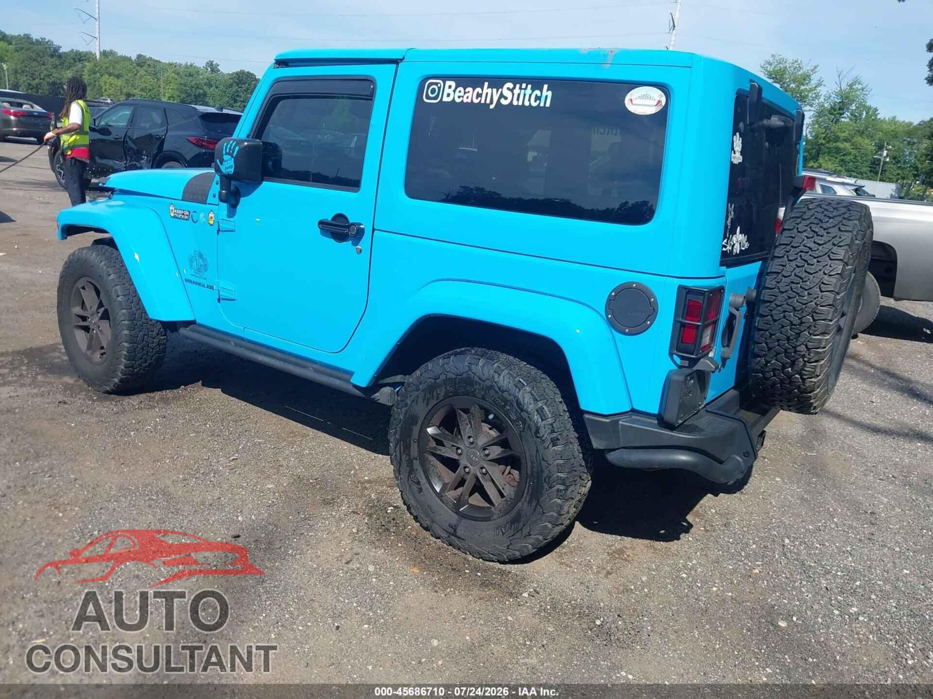 JEEP WRANGLER 2017 - 1C4AJWBG3HL565917
