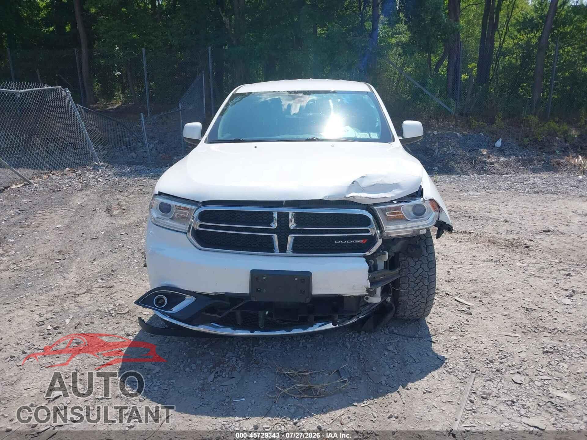 DODGE DURANGO 2017 - 1C4RDJAG2HC878939