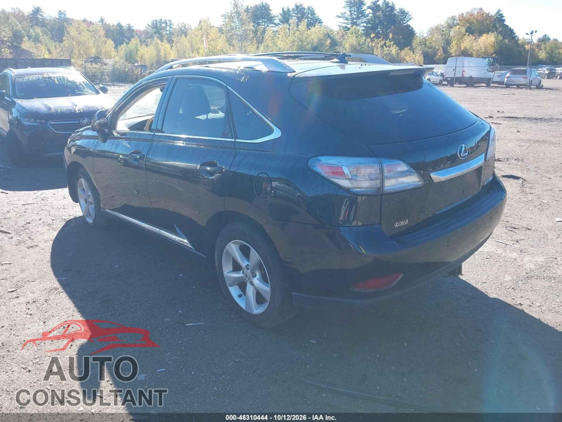 LEXUS RX 350 2012 - 2T2BK1BA7CC147422