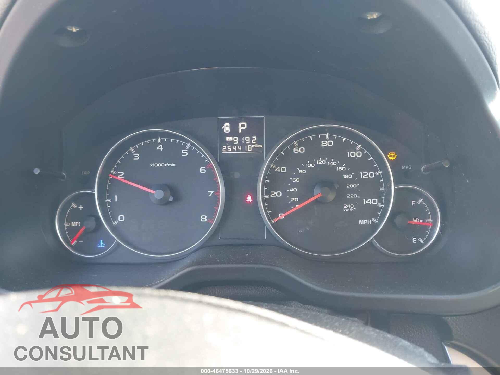 SUBARU OUTBACK 2014 - 4S4BRBDC7E3230876