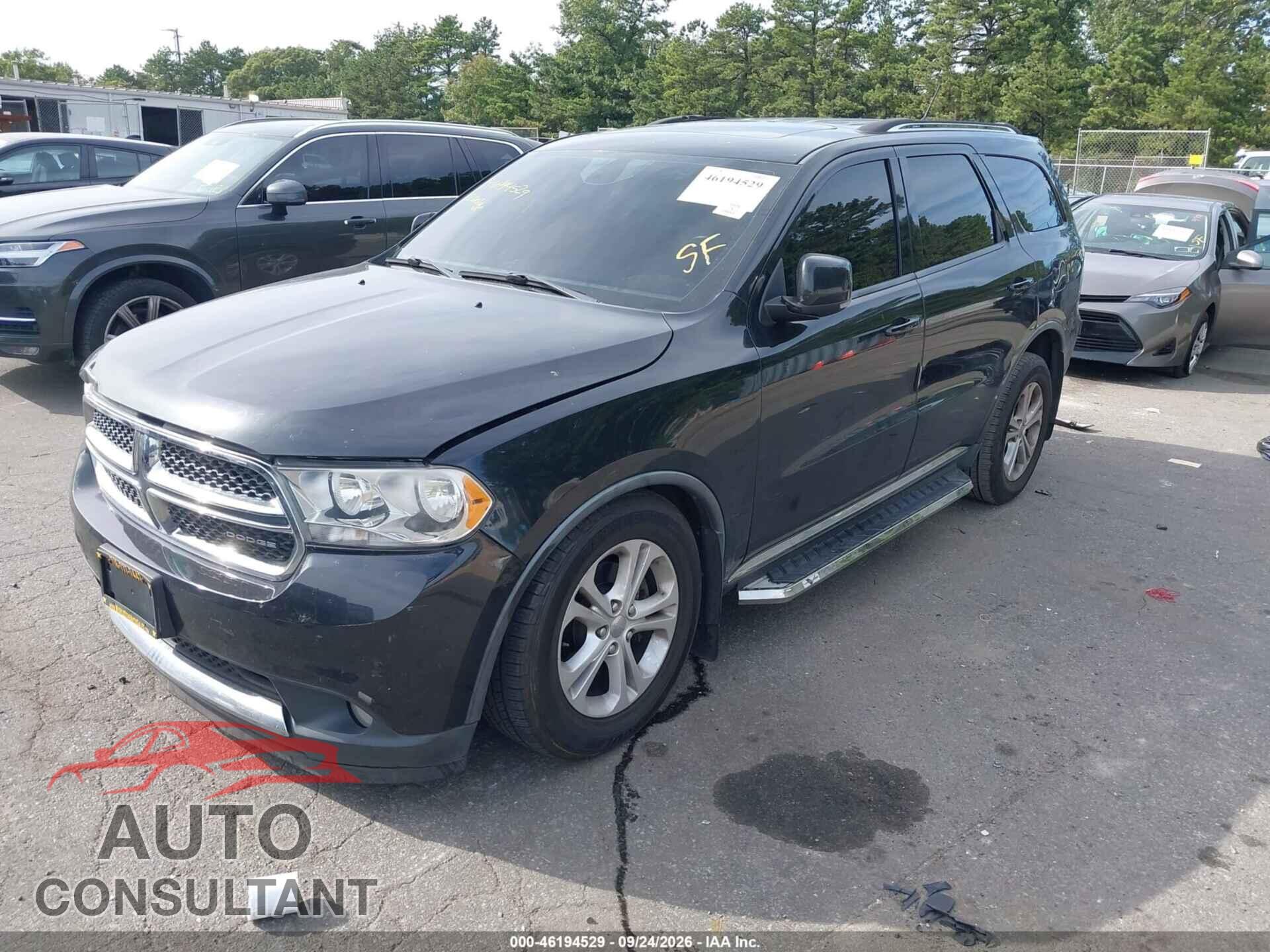 DODGE DURANGO 2012 - 1C4RDJDG4CC163388