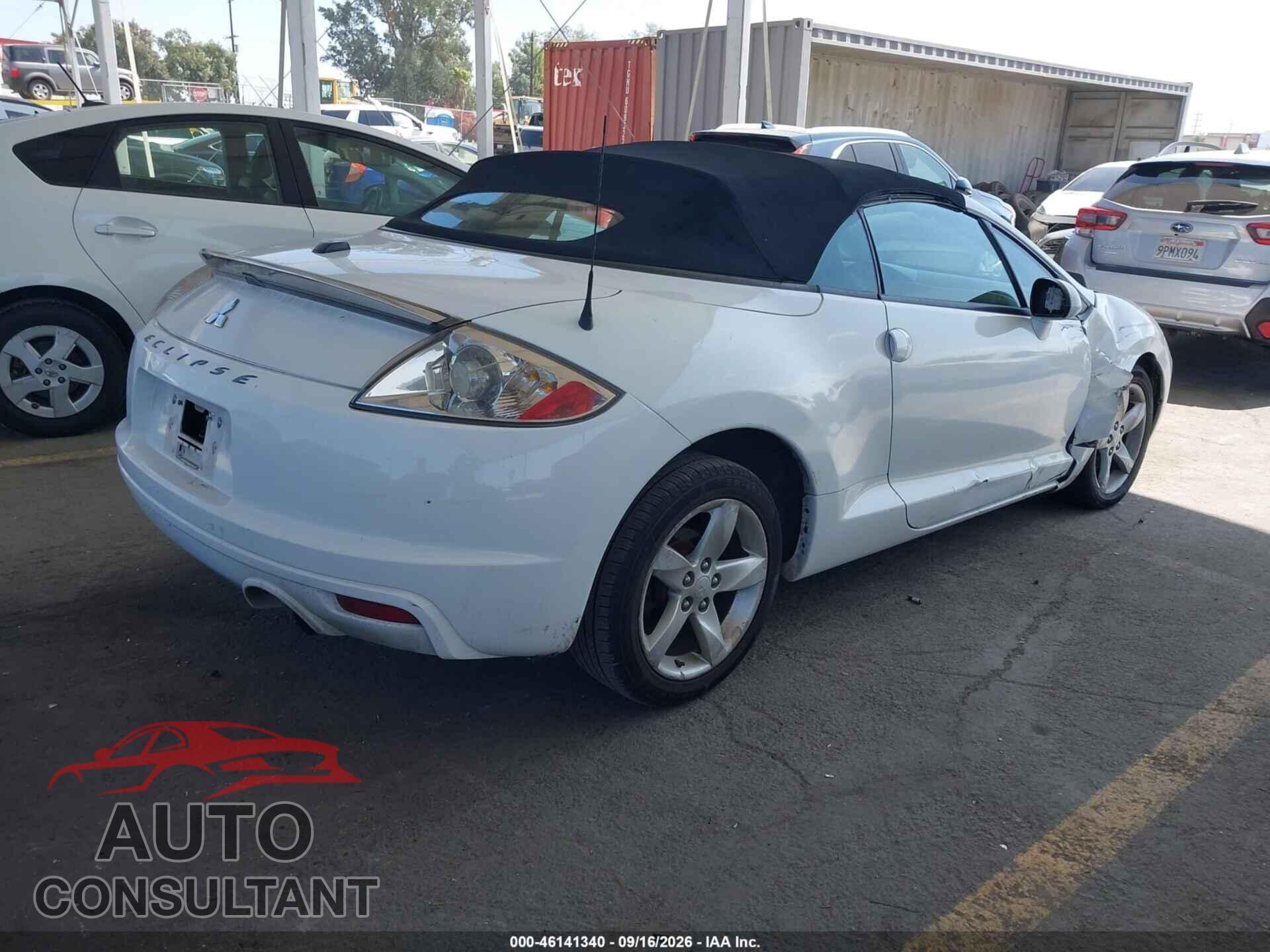 MITSUBISHI ECLIPSE SPYDER 2009 - 4A3AL25F49E010807