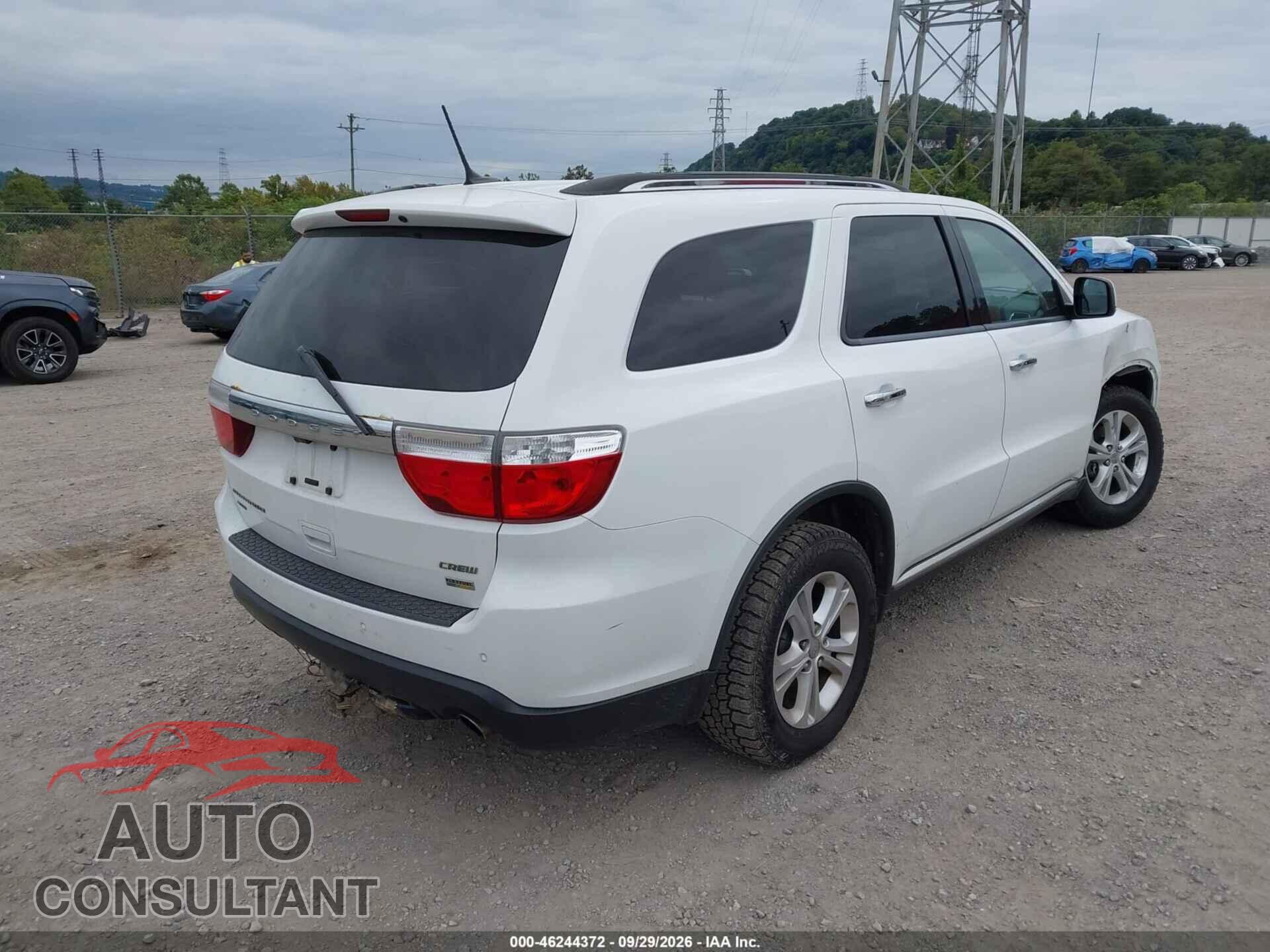 DODGE DURANGO 2013 - 1C4RDJDG9DC608564