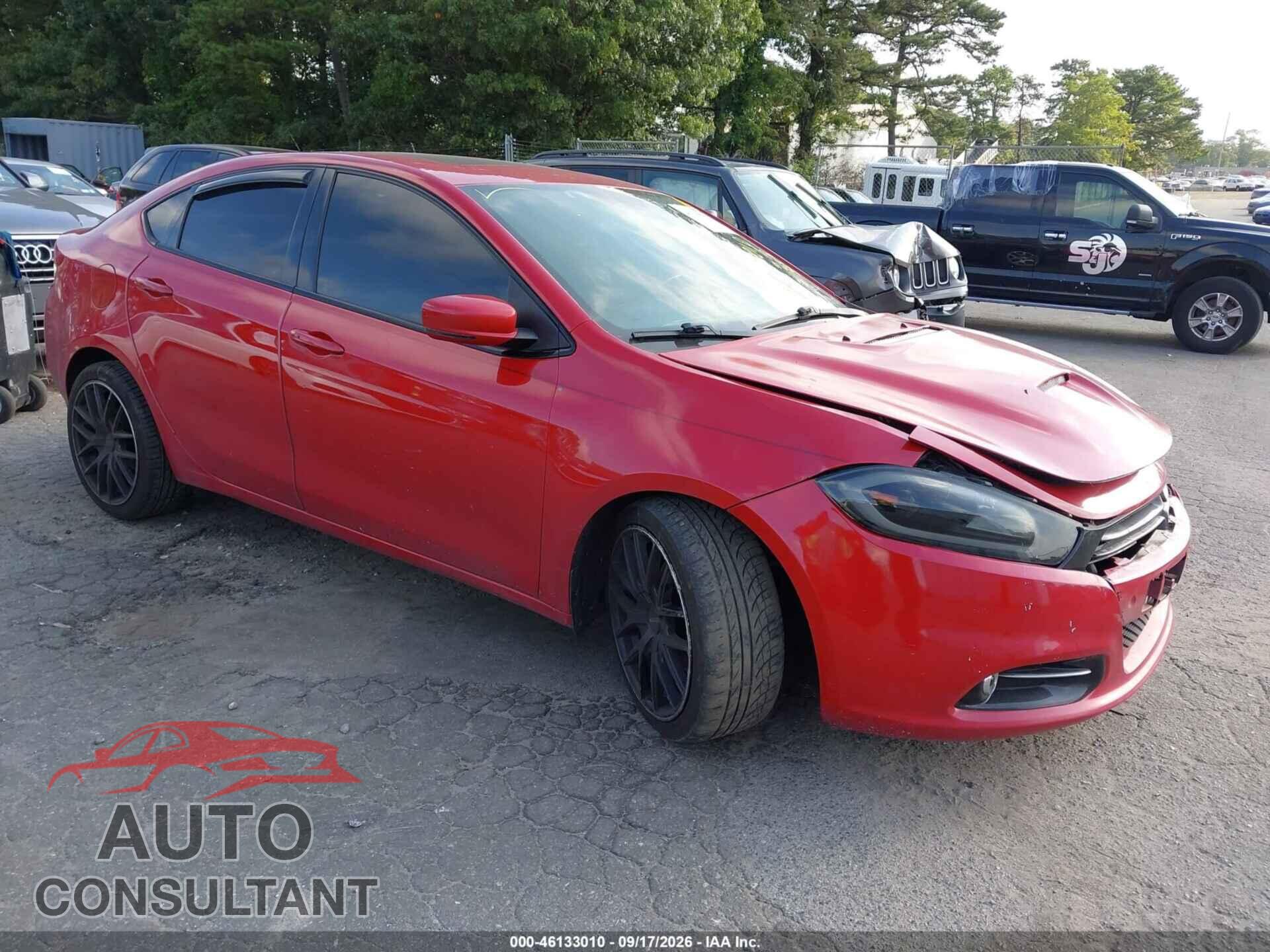 DODGE DART 2014 - 1C3CDFEB4ED677622