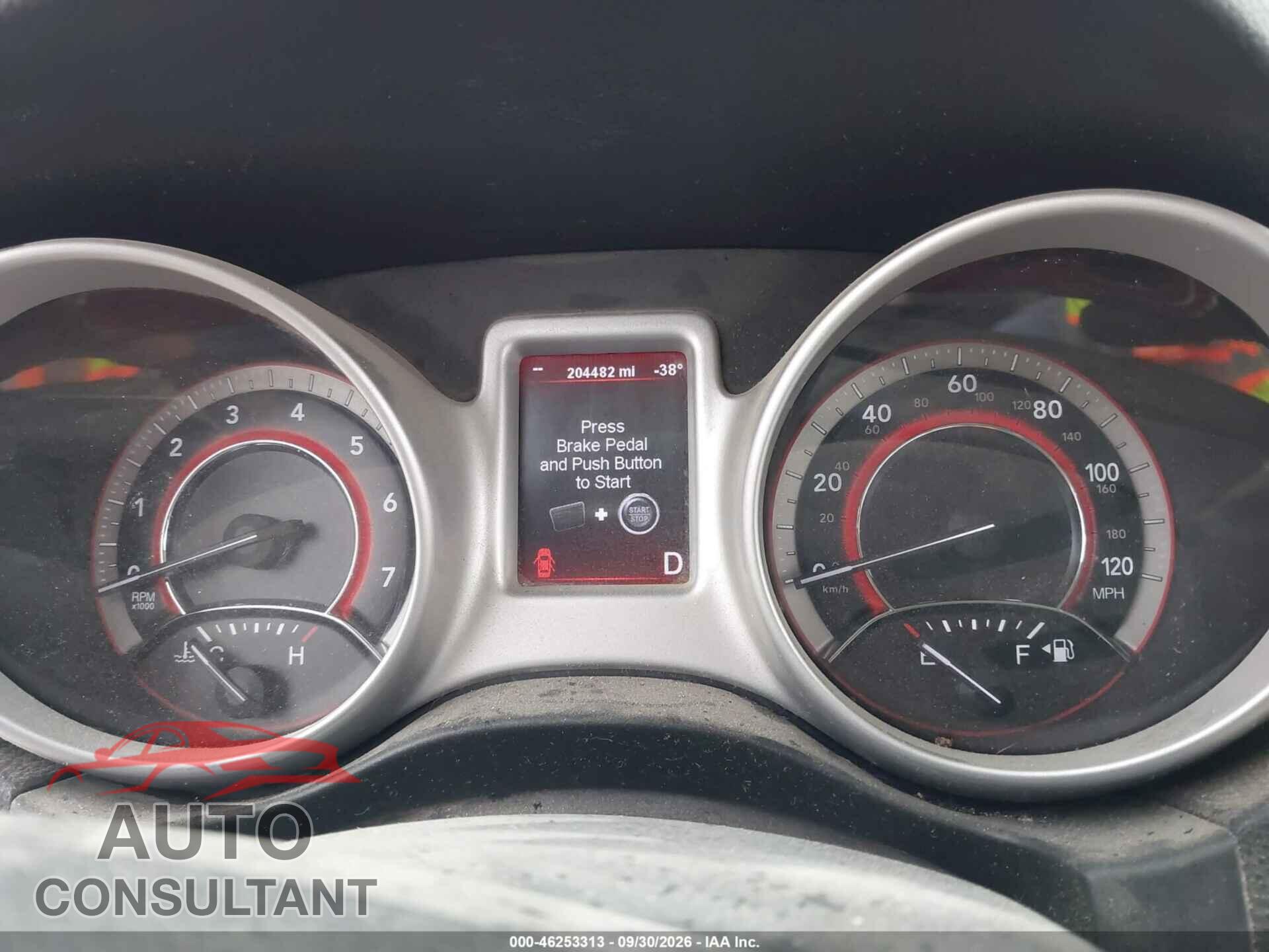 DODGE JOURNEY 2012 - 3C4PDCDG2CT146631
