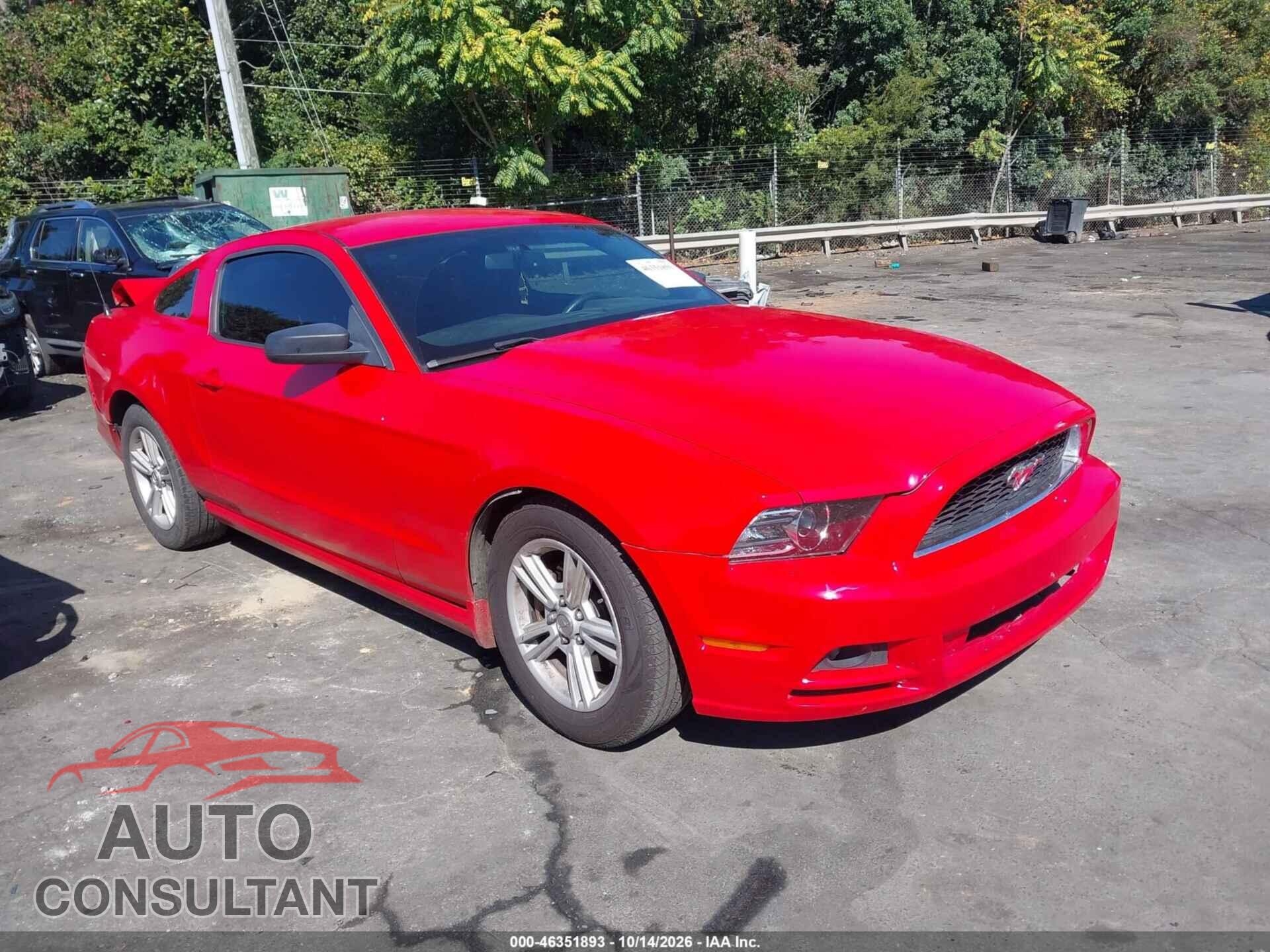 FORD MUSTANG 2014 - 1ZVBP8AM4E5246545