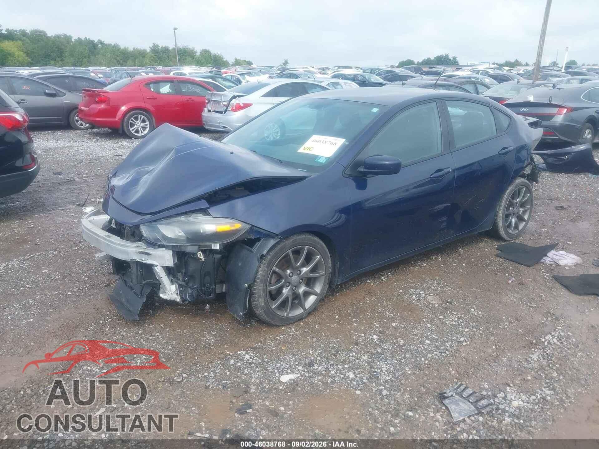 DODGE DART 2014 - 1C3CDFBB1ED907959