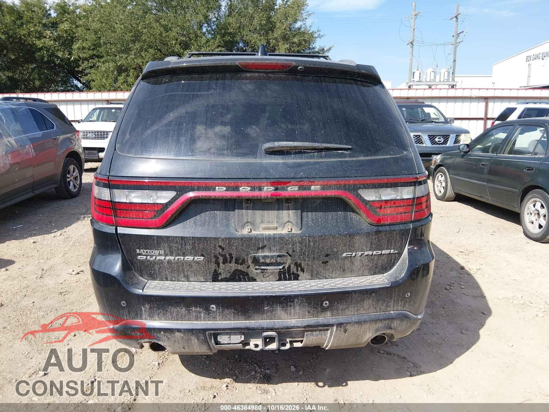 DODGE DURANGO 2017 - 1C4SDHET3HC854747