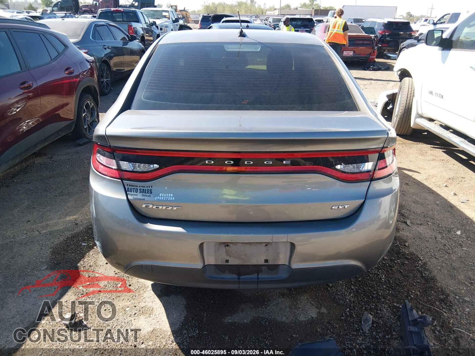 DODGE DART 2013 - 1C3CDFBA7DD708128