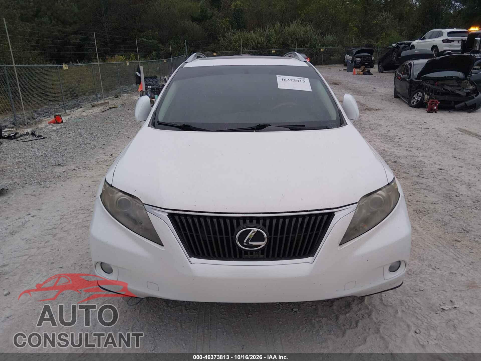 LEXUS RX 2011 - 2T2ZK1BA7BC057765