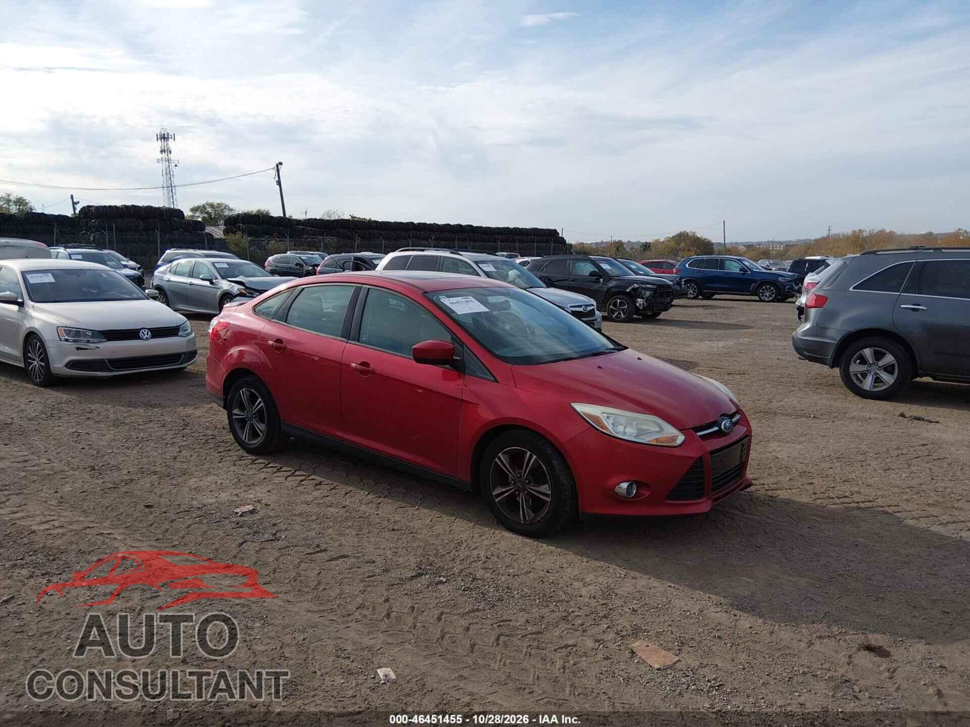 FORD FOCUS 2012 - 1FAHP3F24CL307513