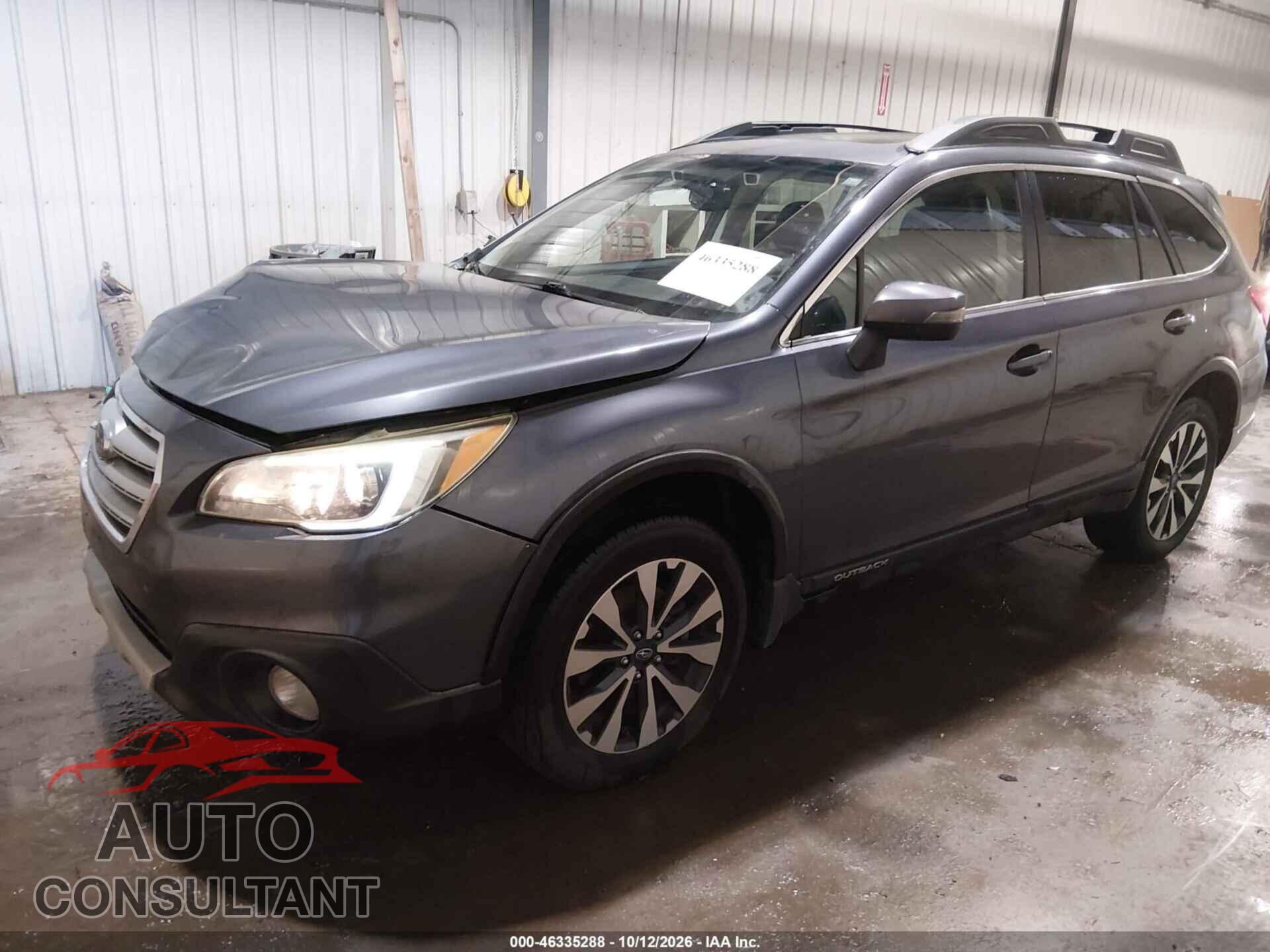 SUBARU OUTBACK 2016 - 4S4BSANC2G3241817