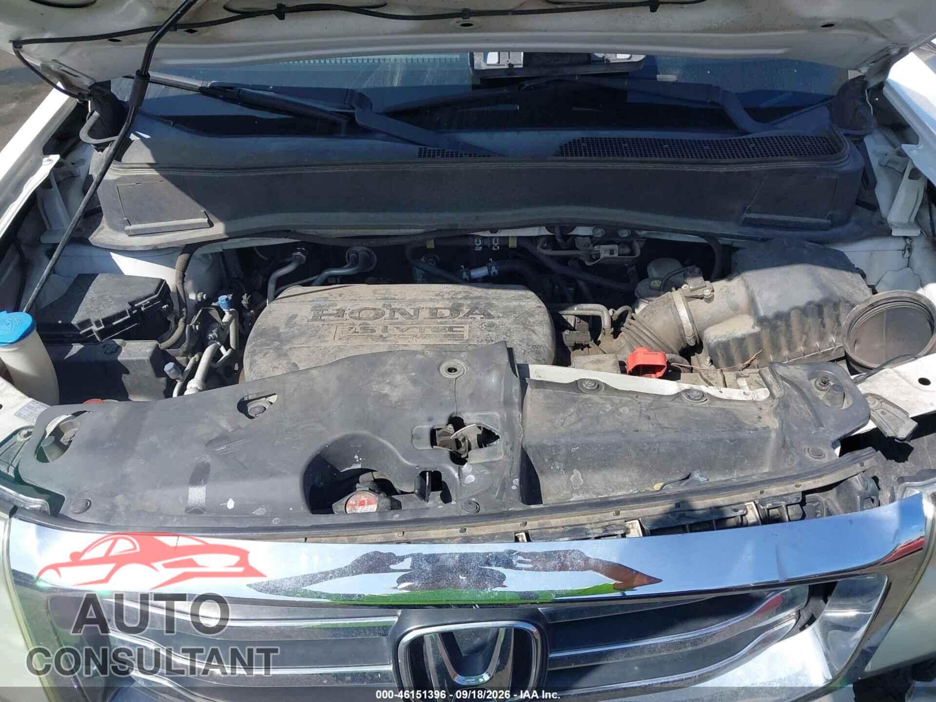 HONDA PILOT 2013 - 5FNYF4H67DB036888