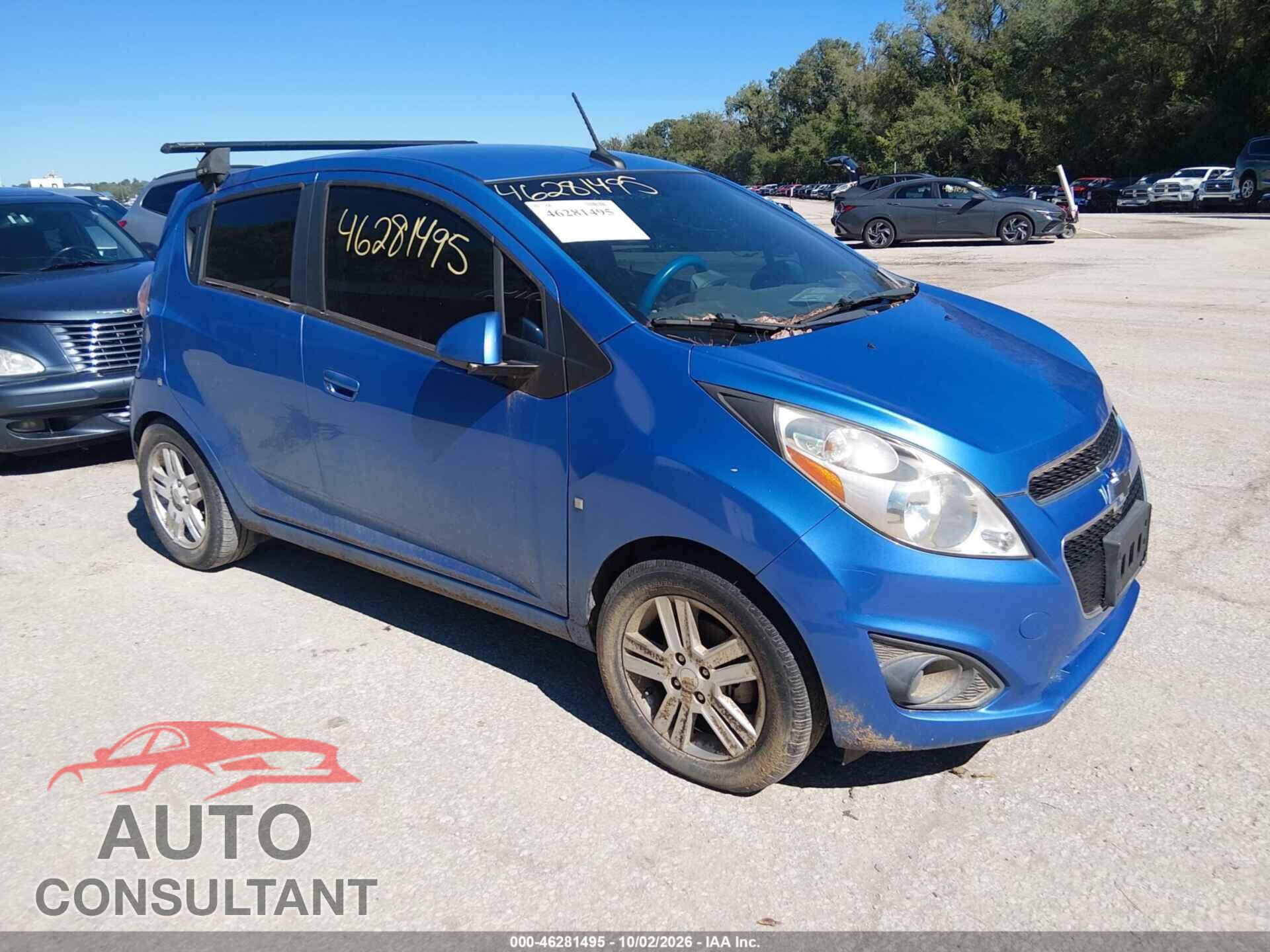 CHEVROLET SPARK 2013 - KL8CB6S94DC509480