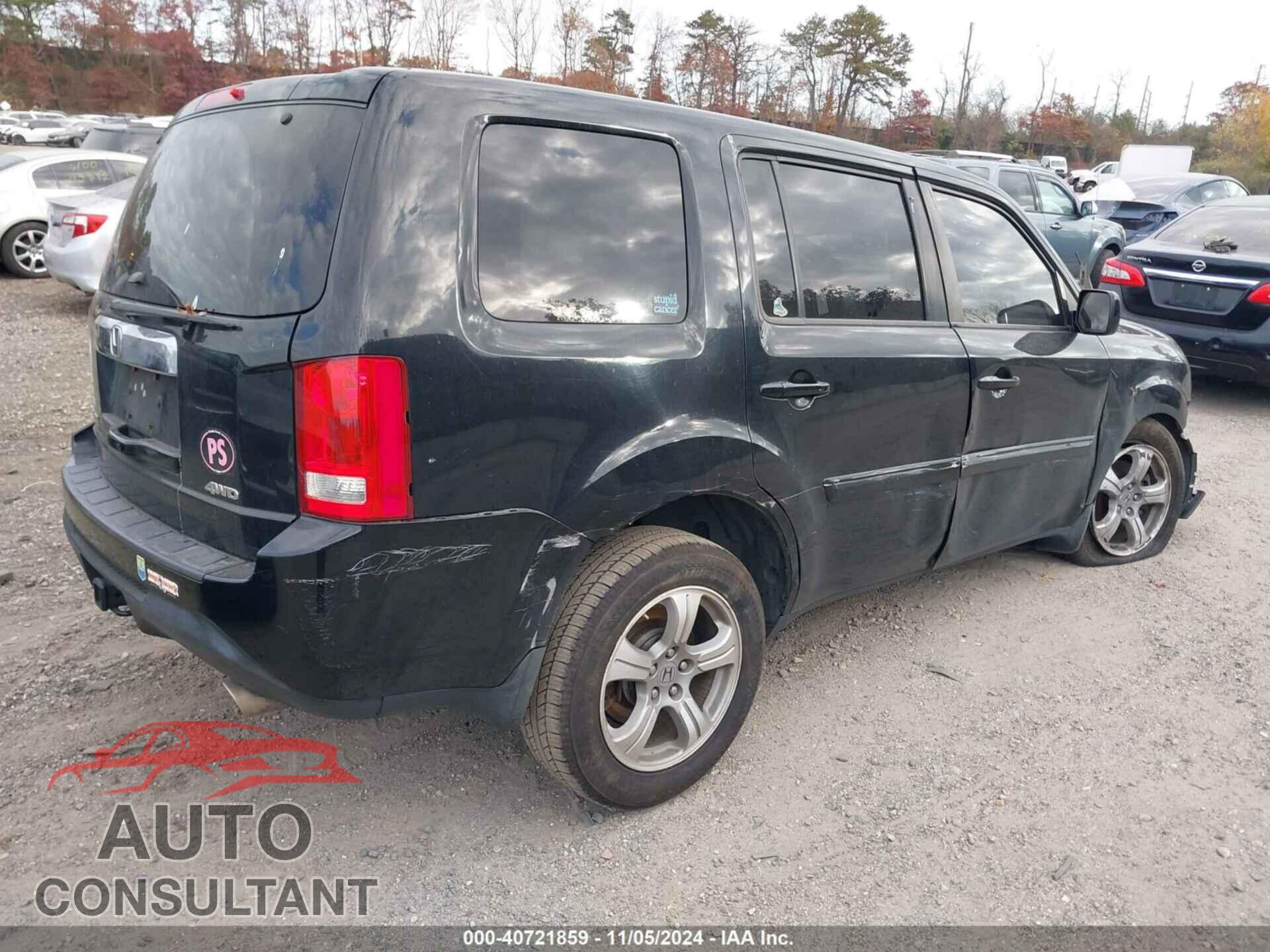 HONDA PILOT 2014 - 5FNYF4H54EB044763