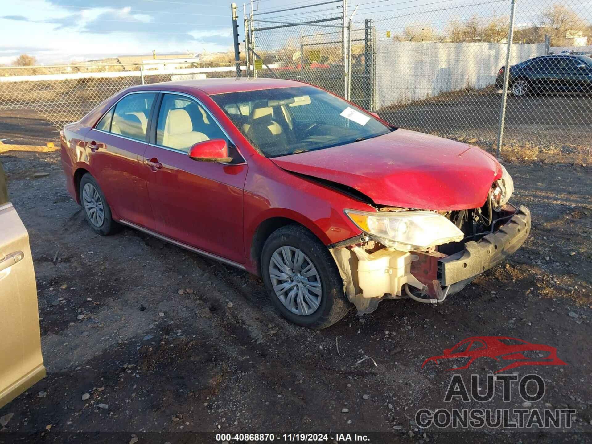 TOYOTA CAMRY 2013 - 4T1BF1FKXDU683373