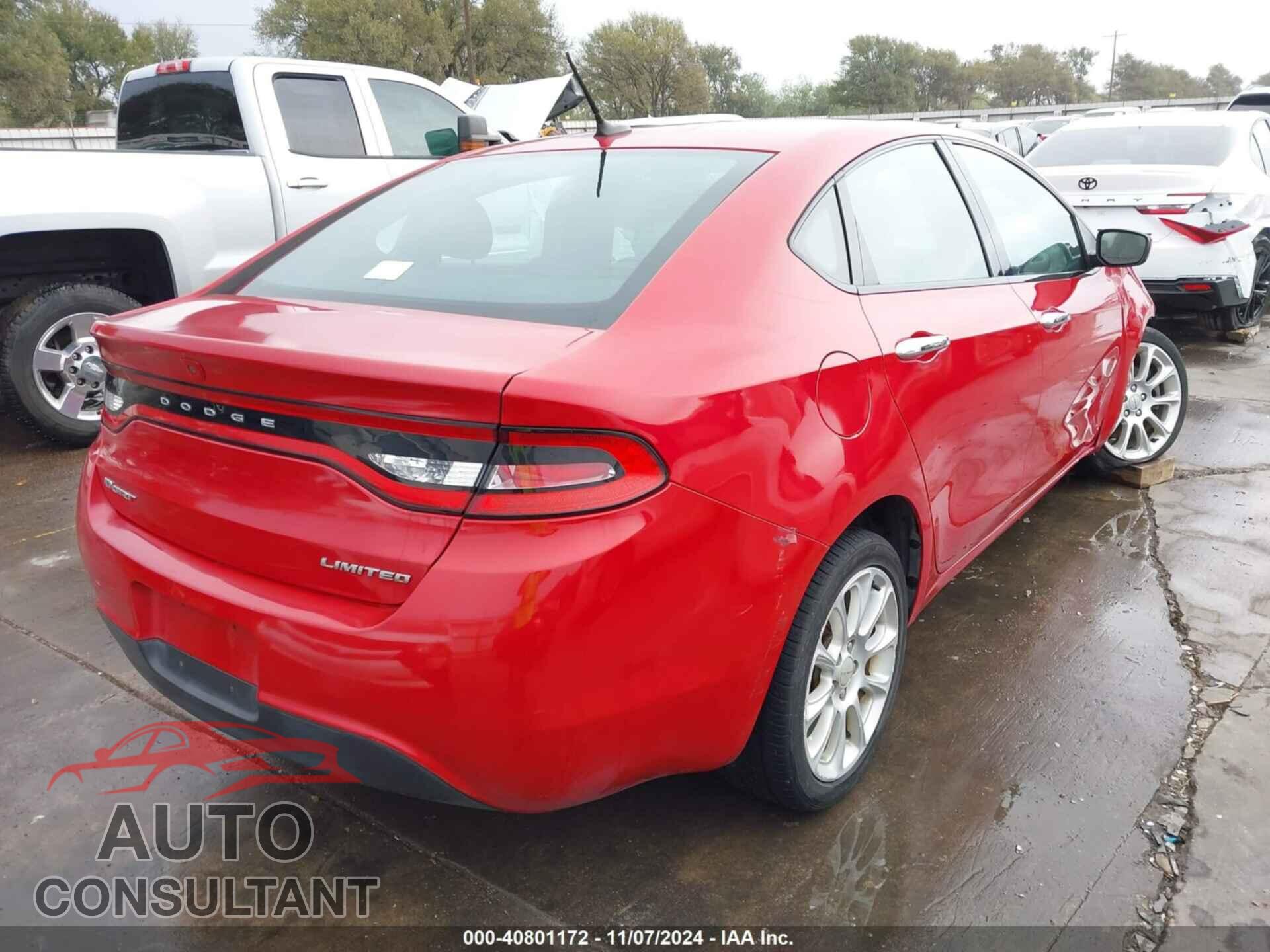 DODGE DART 2013 - 1C3CDFCAXDD323497