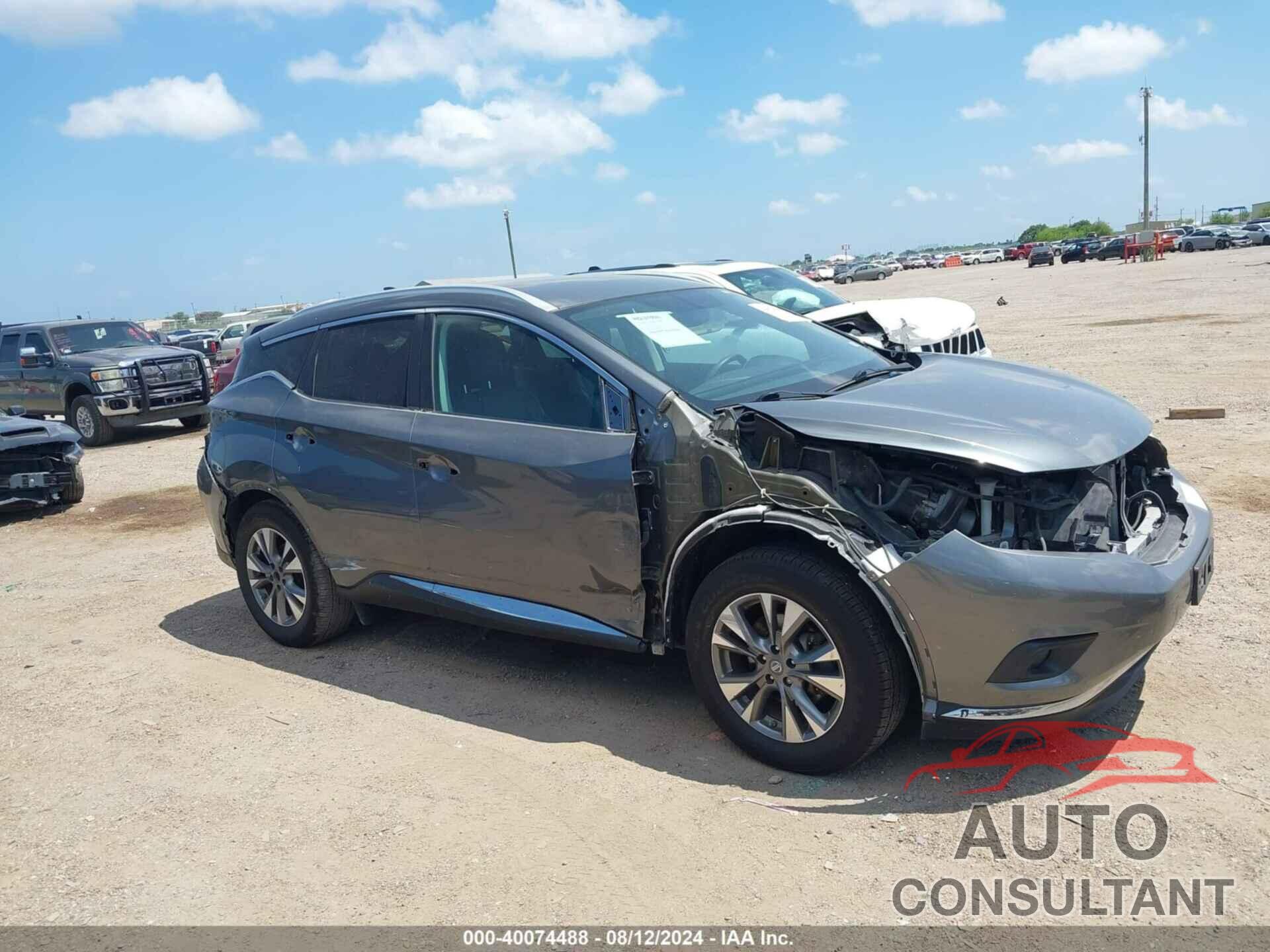 NISSAN MURANO 2016 - 5N1AZ2MG5GN161272