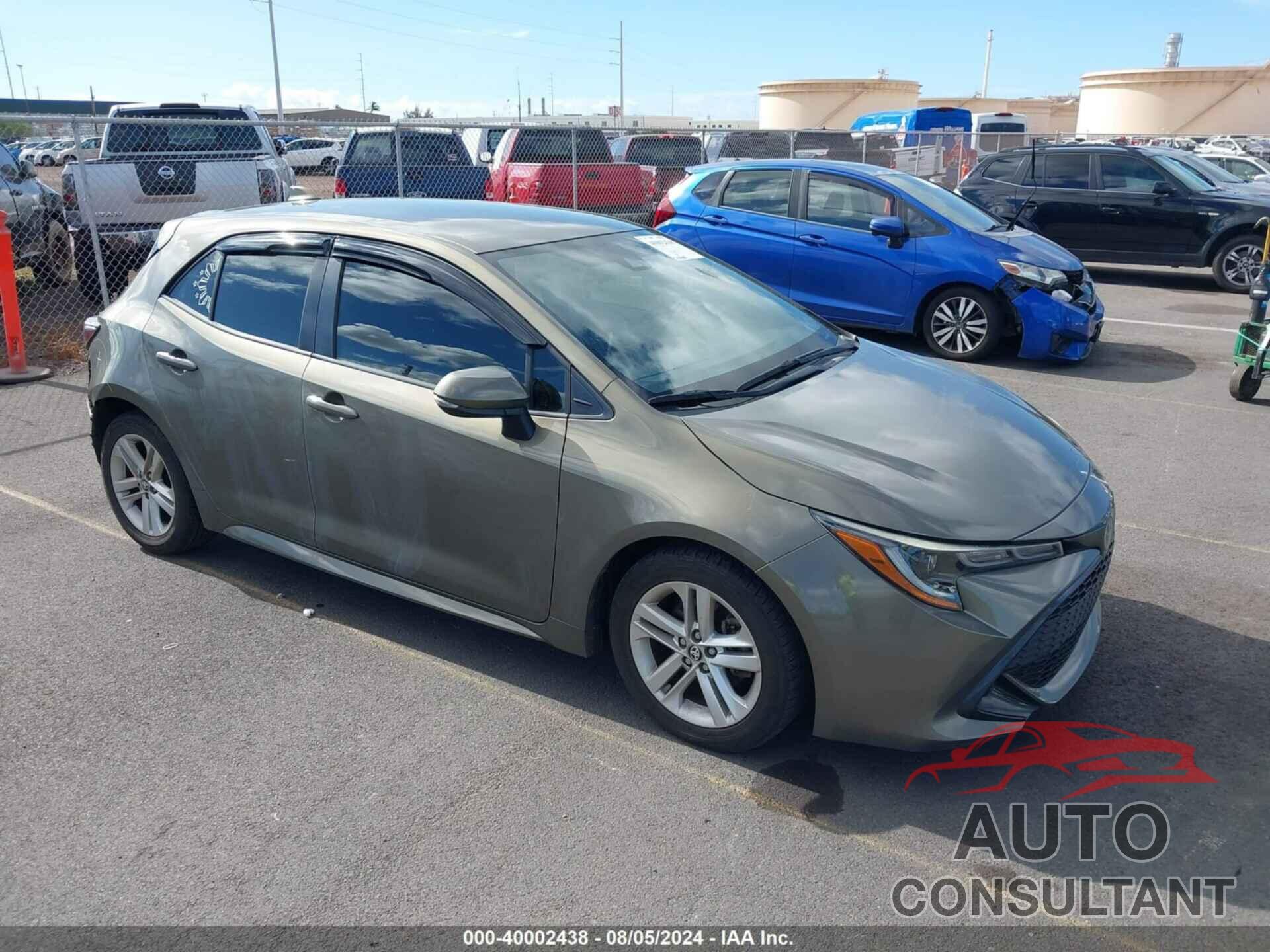 TOYOTA COROLLA 2019 - JTNK4RBEXK3001101