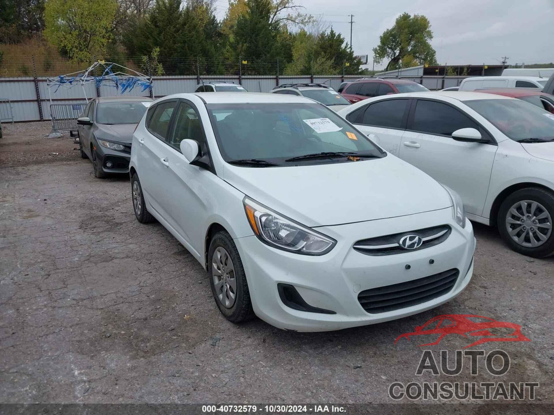 HYUNDAI ACCENT 2016 - KMHCT5AE3GU284041