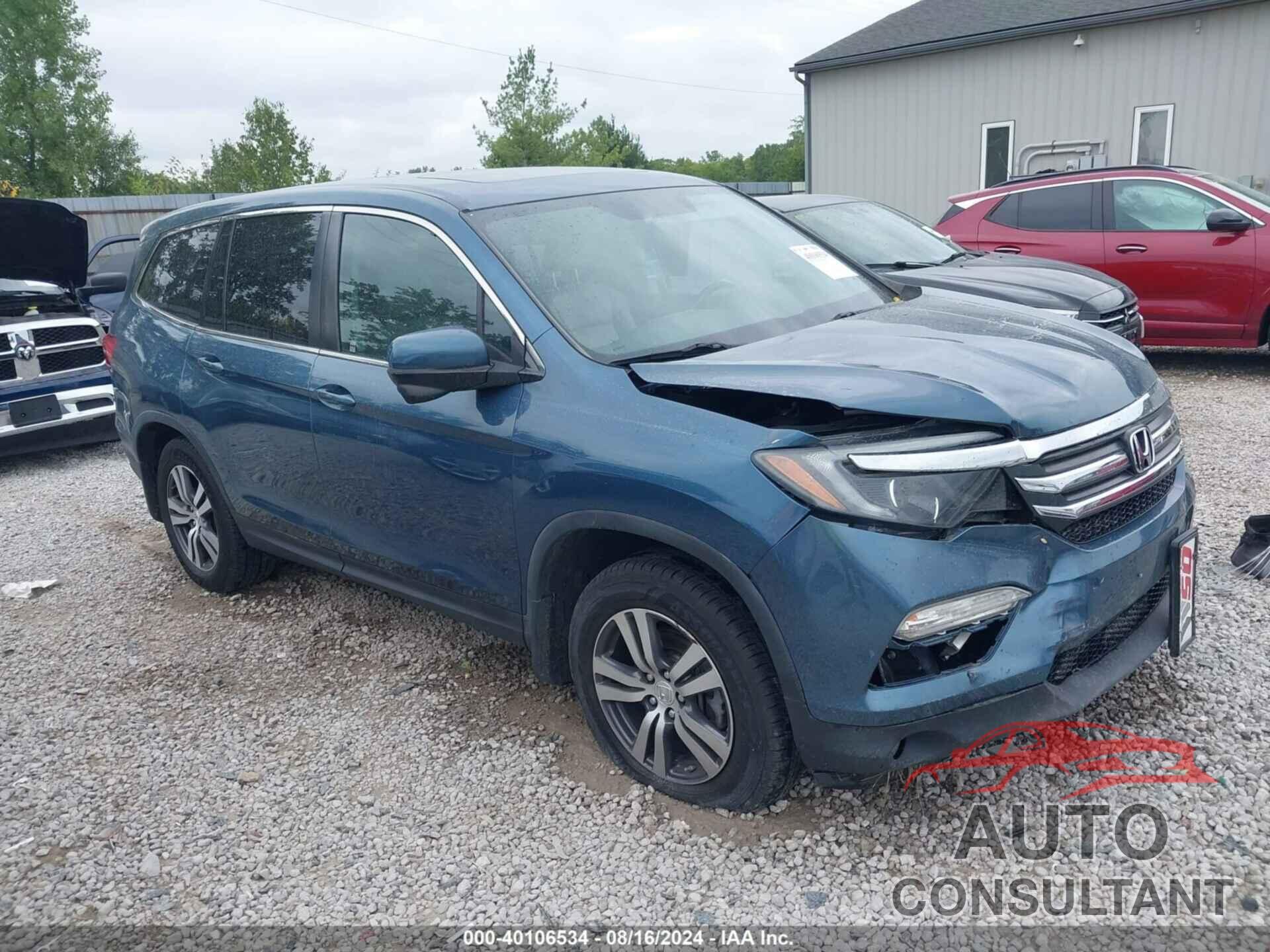 HONDA PILOT 2017 - 5FNYF6H54HB080906