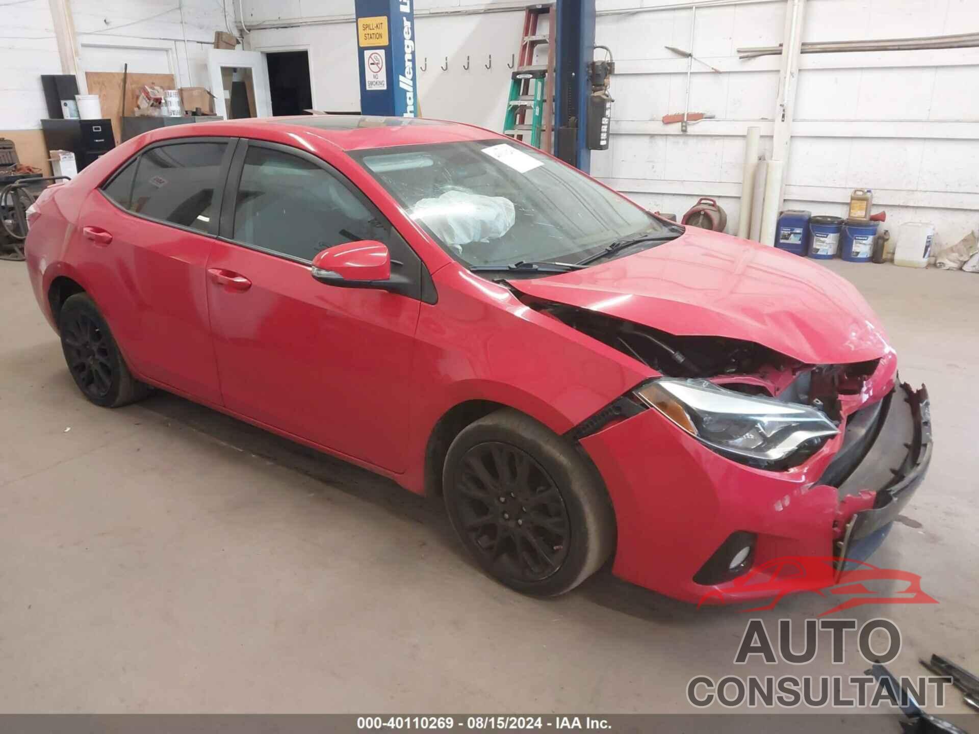 TOYOTA COROLLA 2016 - 2T1BURHE8GC573777