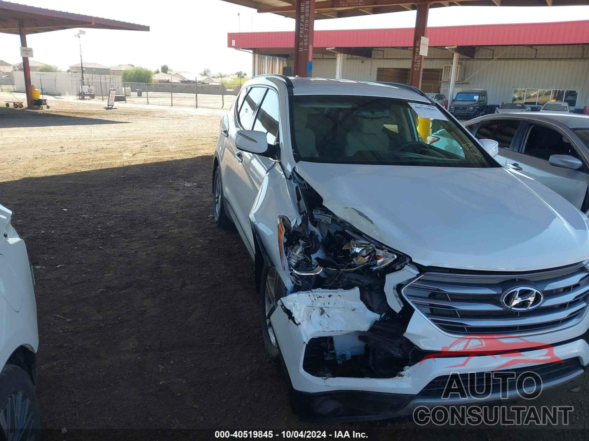 HYUNDAI SANTA FE SPORT 2018 - 5XYZU3LB8JG519500