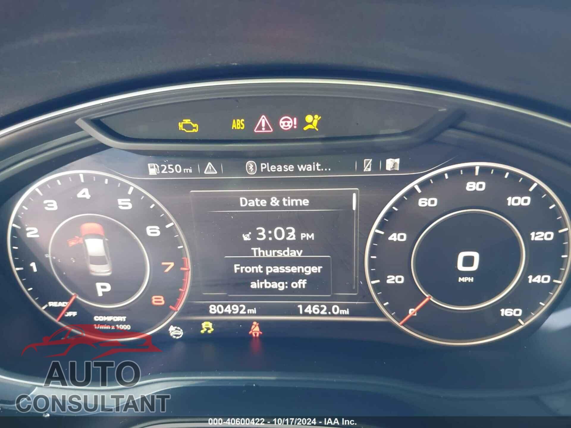 AUDI A4 2017 - WAULNAF48HN021625