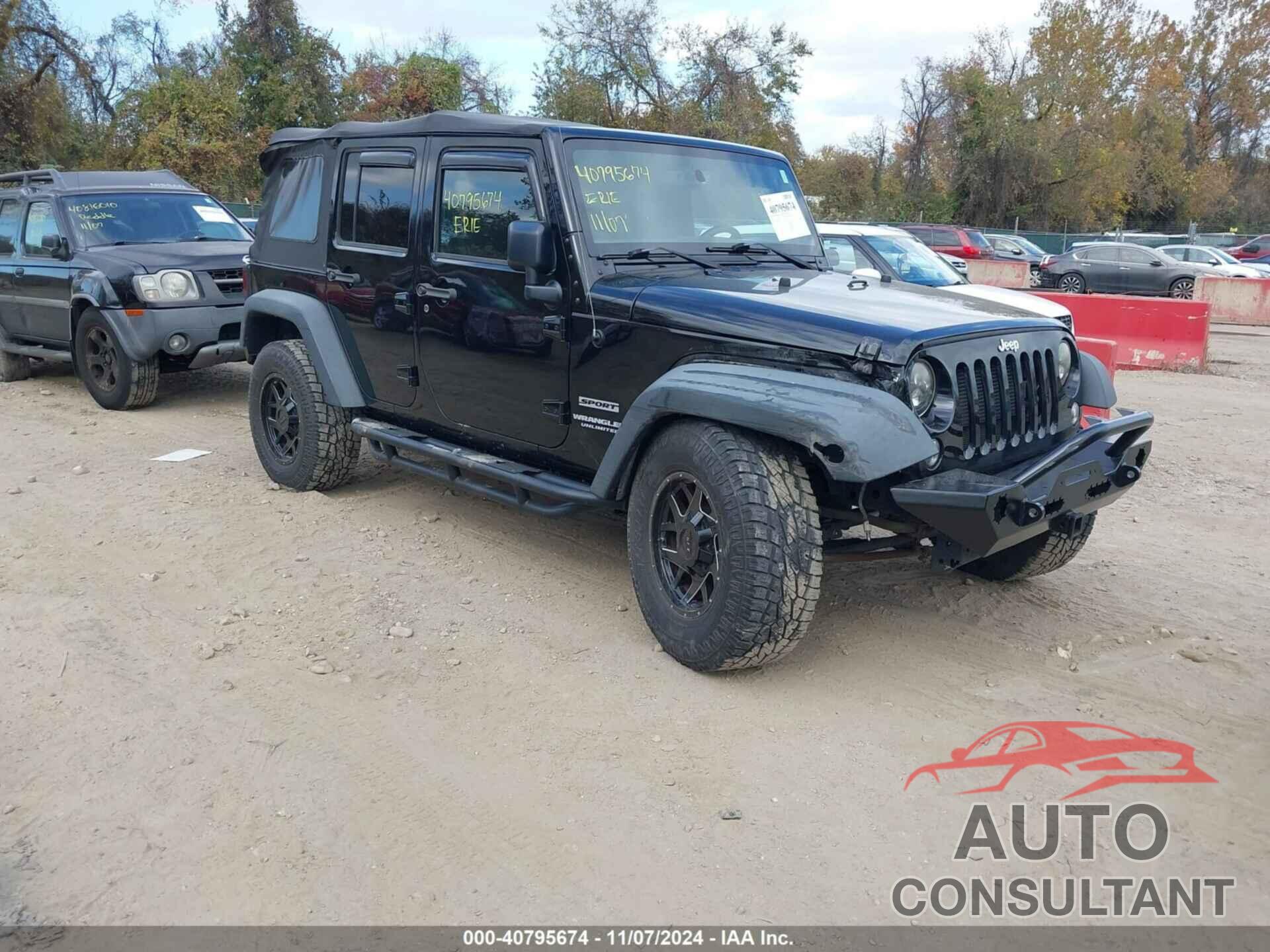 JEEP WRANGLER UNLIMITED 2016 - 1C4BJWDG3GL120321