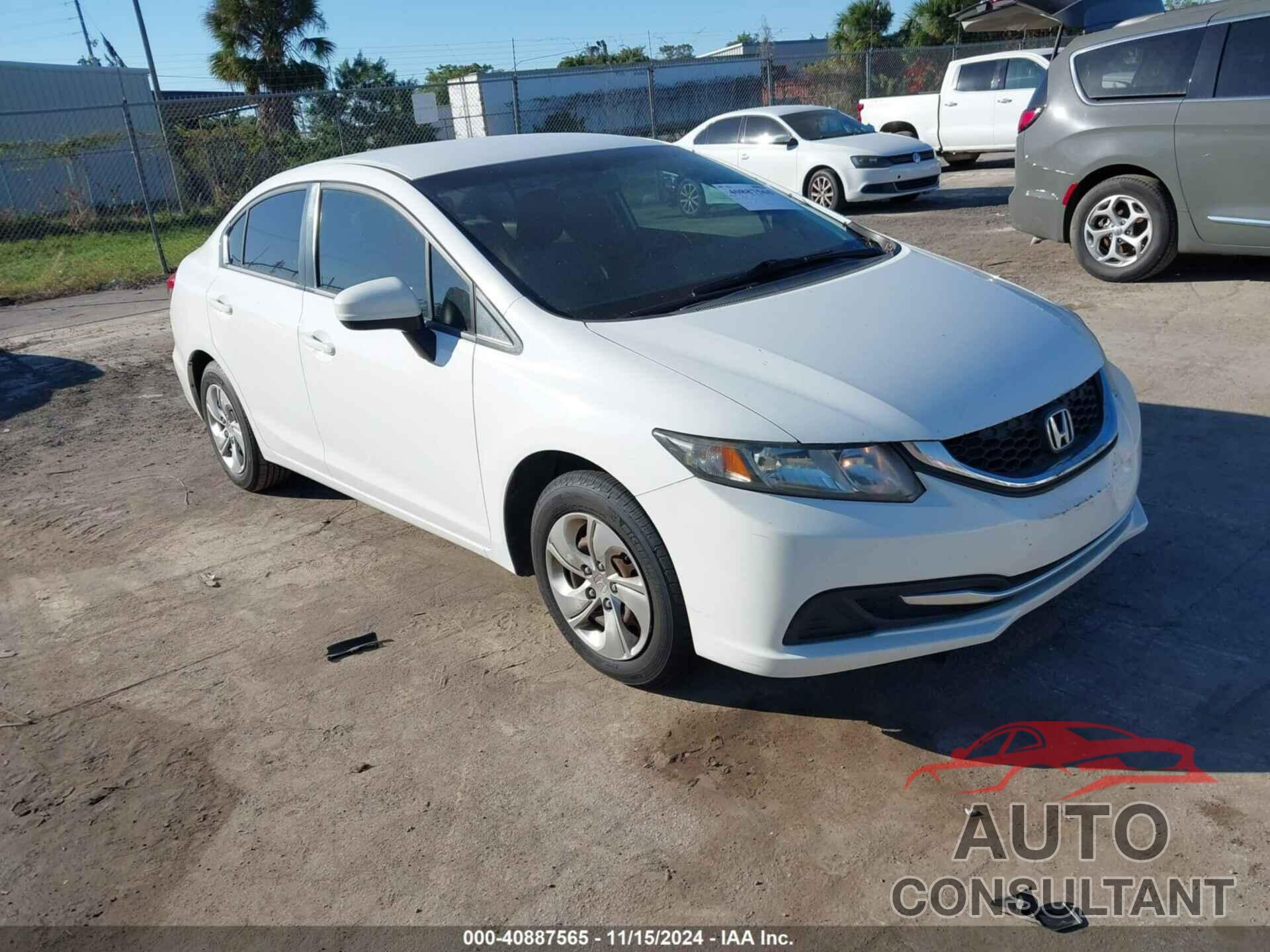 HONDA CIVIC 2014 - 19XFB2F54EE033472