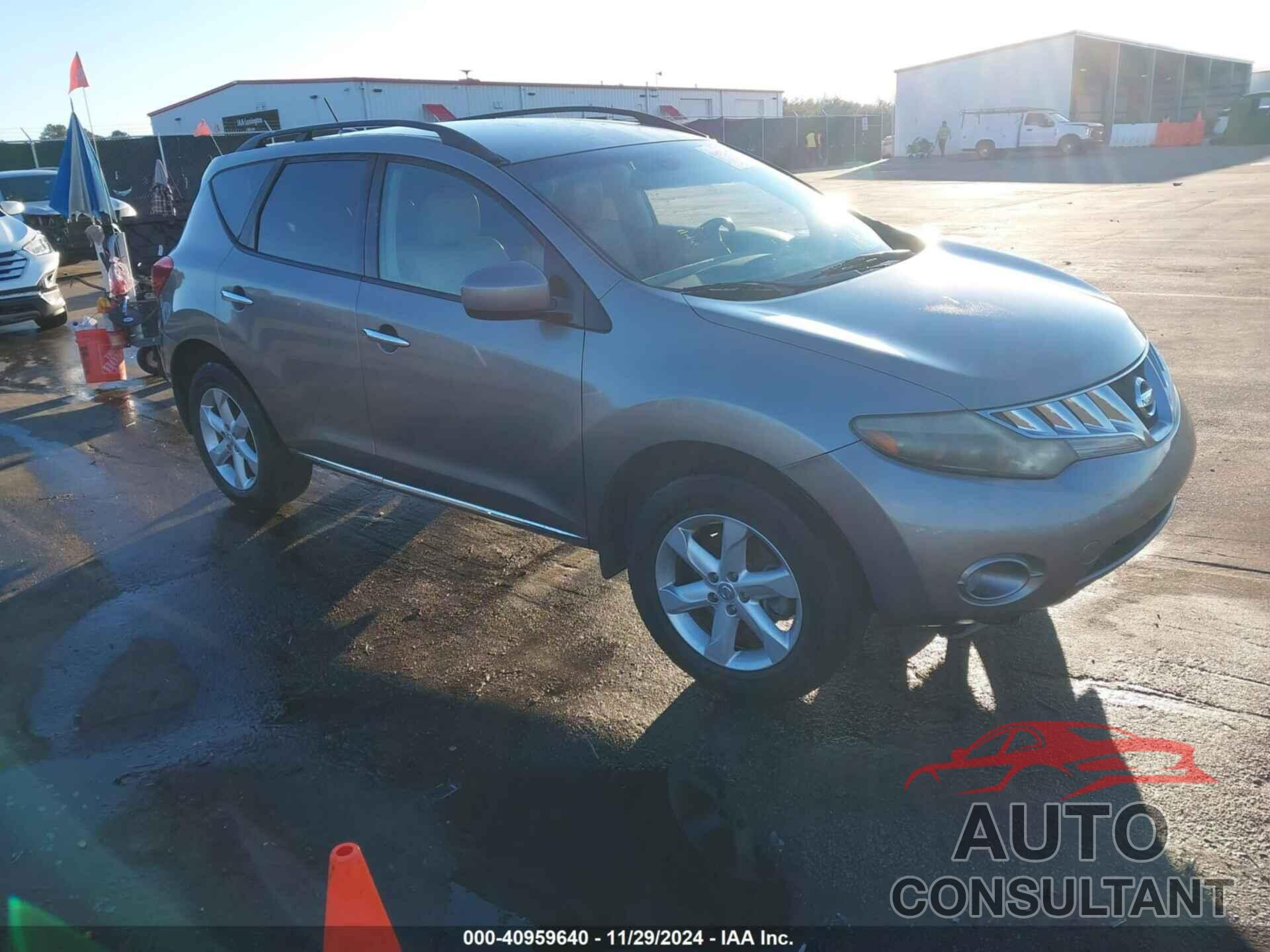 NISSAN MURANO 2009 - JN8AZ18U19W029318