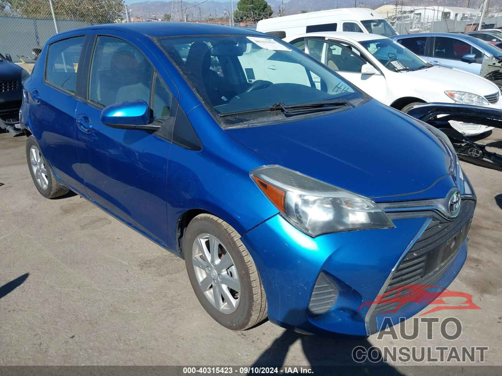 TOYOTA YARIS 2016 - VNKKTUD35GA066390