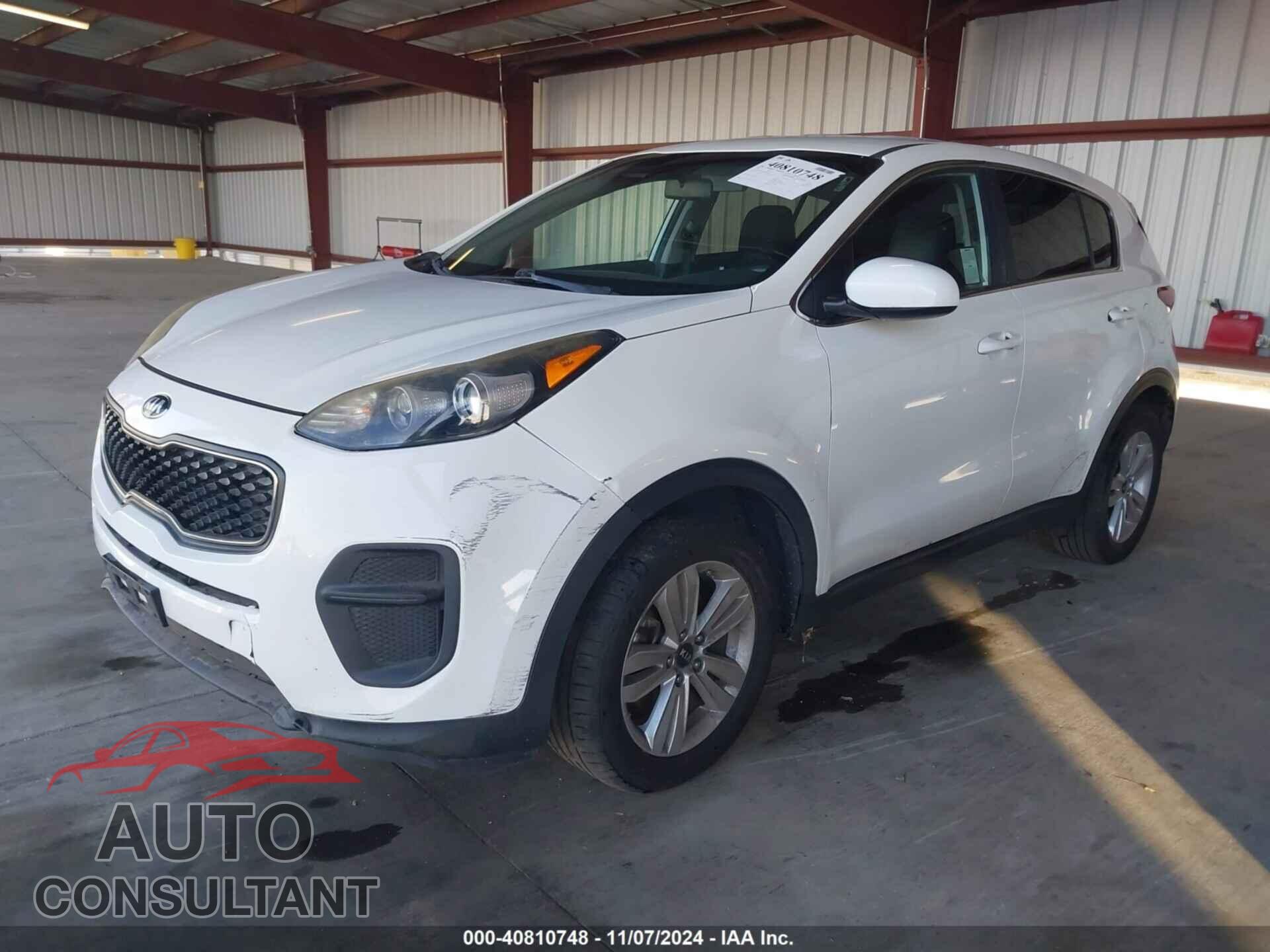 KIA SPORTAGE 2017 - KNDPM3AC8H7122962