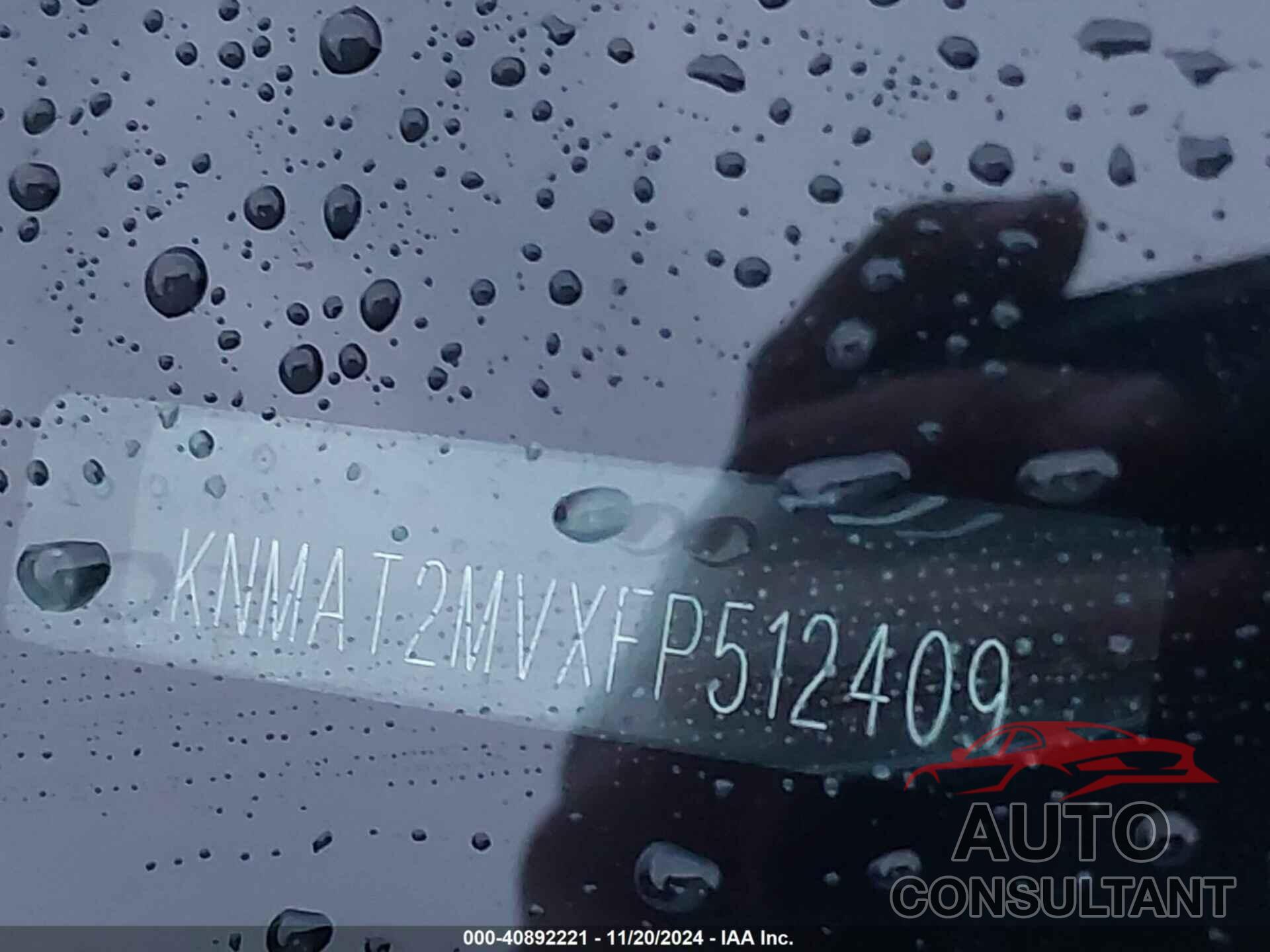 NISSAN ROGUE 2015 - KNMAT2MVXFP512409