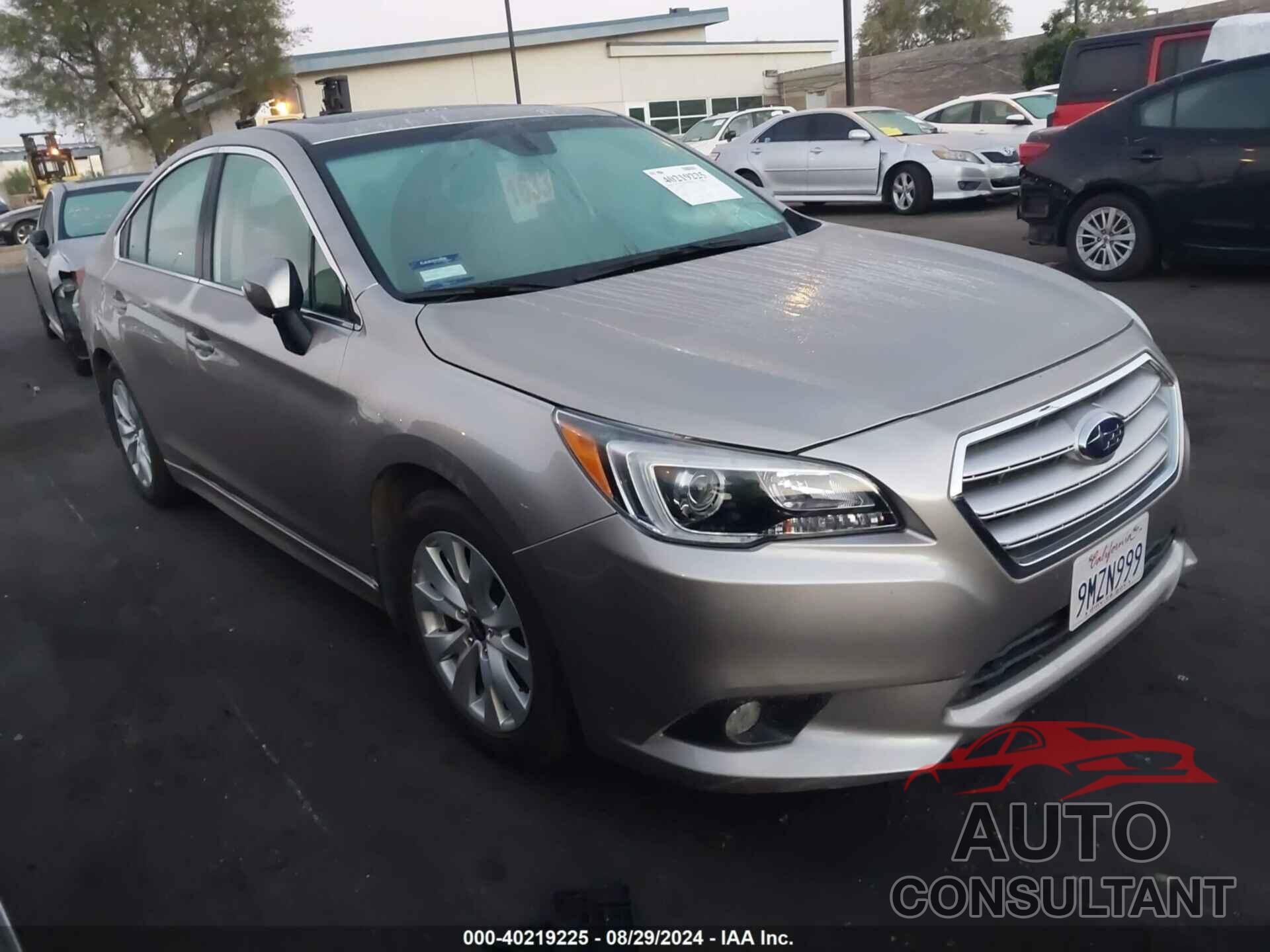 SUBARU LEGACY 2017 - 4S3BNAH64H3043680