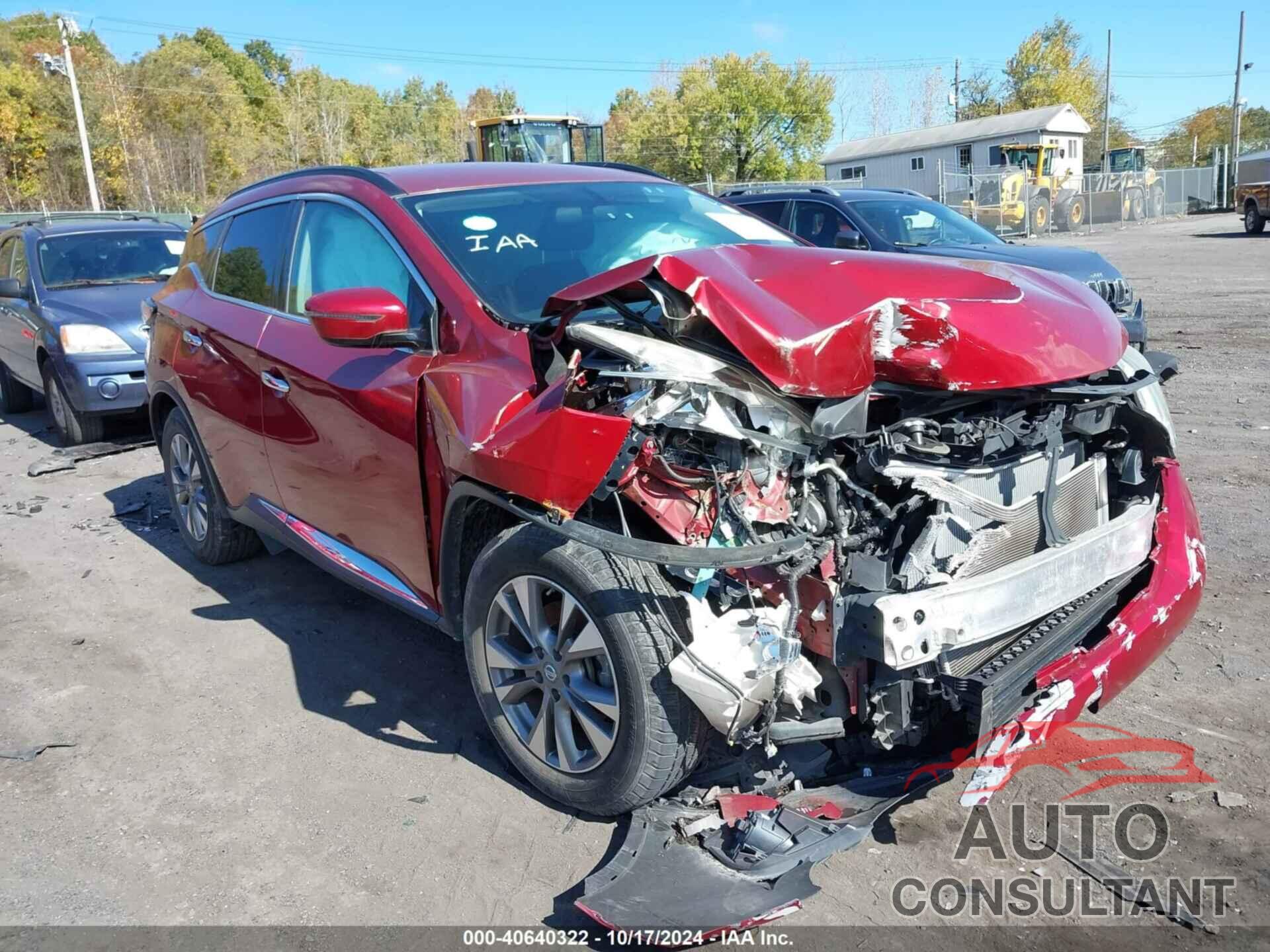 NISSAN MURANO 2016 - 5N1AZ2MH4GN109608