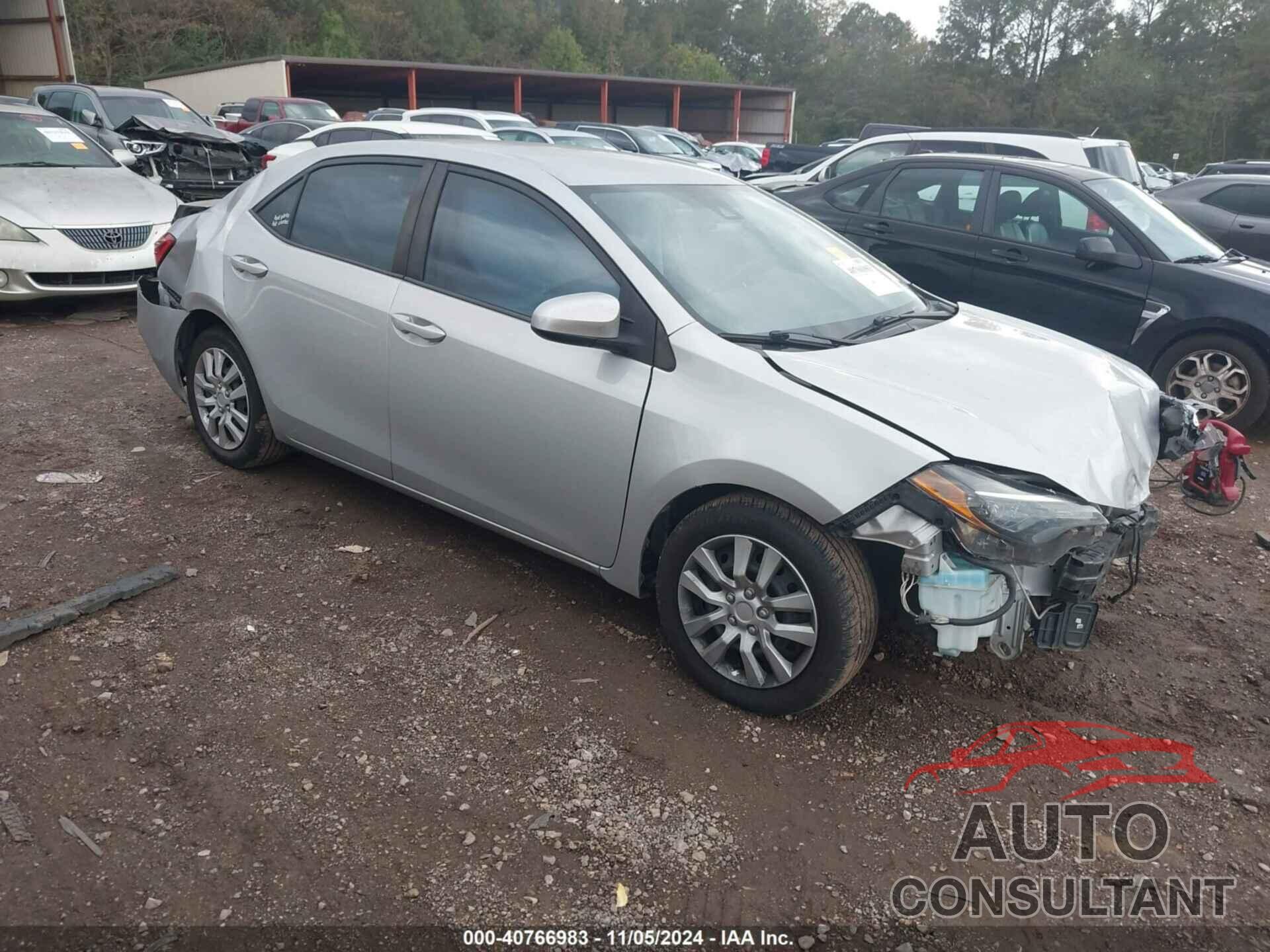 TOYOTA COROLLA 2019 - 2T1BURHE1KC159927