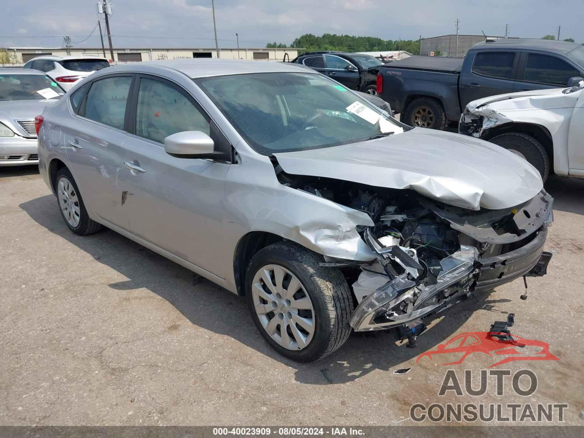 NISSAN SENTRA 2019 - 3N1AB7AP5KY404538